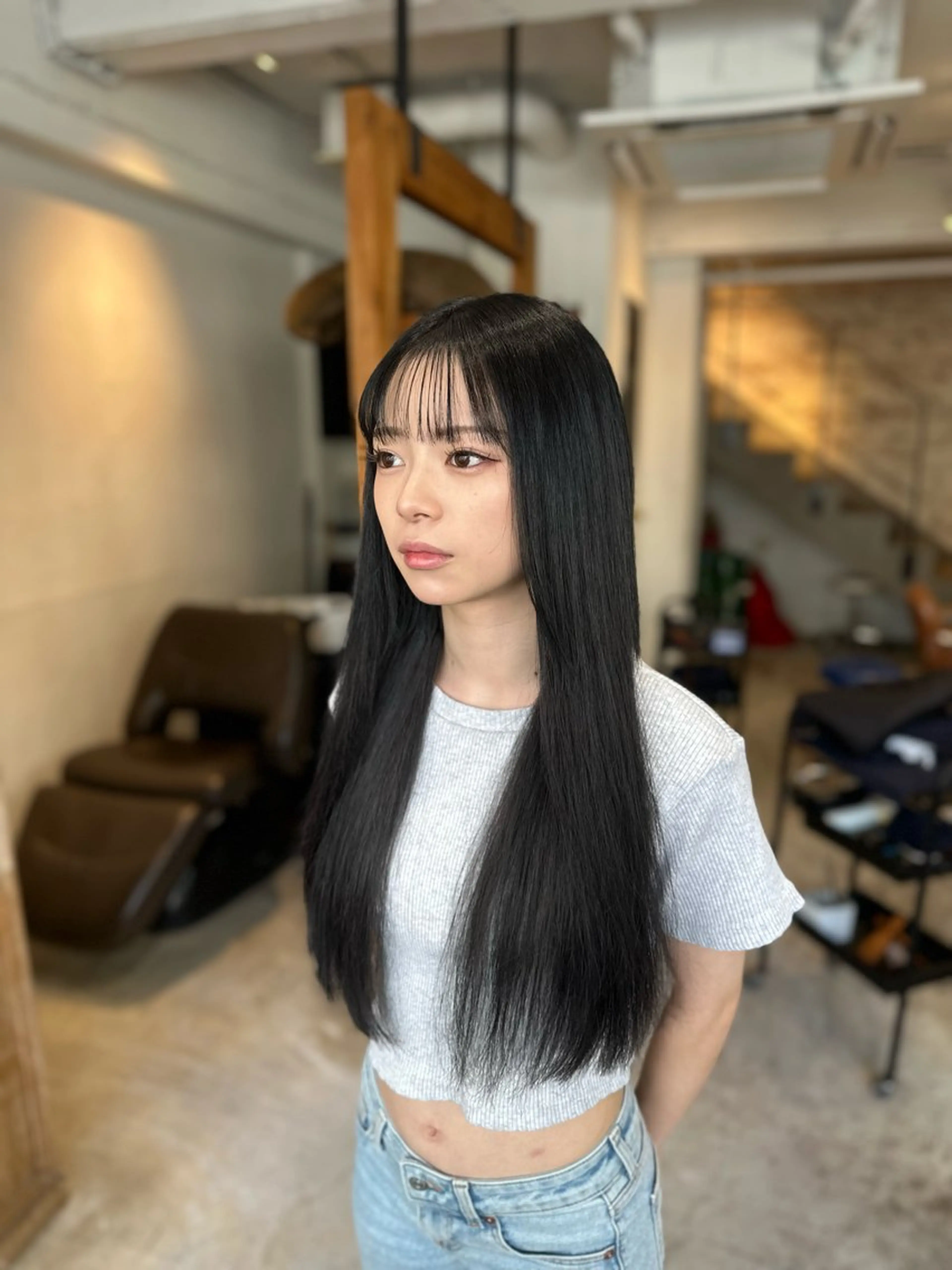 ロング カット ヘアカラー PARIS hair salon所属・秋葉原　柏木絢汰 ✨当日予約okのヘアスタイル