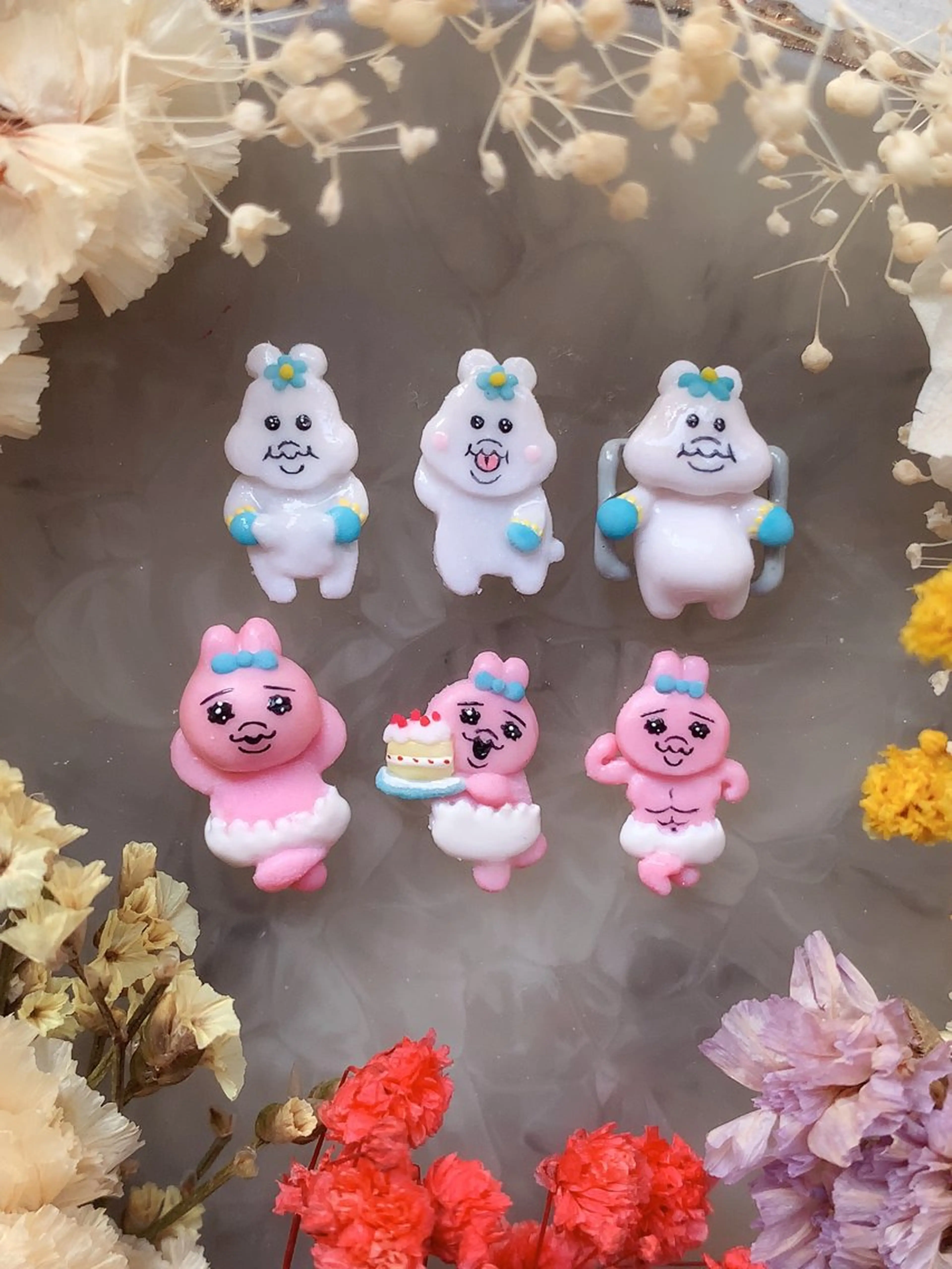 ネイル アートネイル ぷっくりネイル シェアサロンLei.g(レイジー)所属・3Dアートネイル💗 都築レナのネイルデザイン