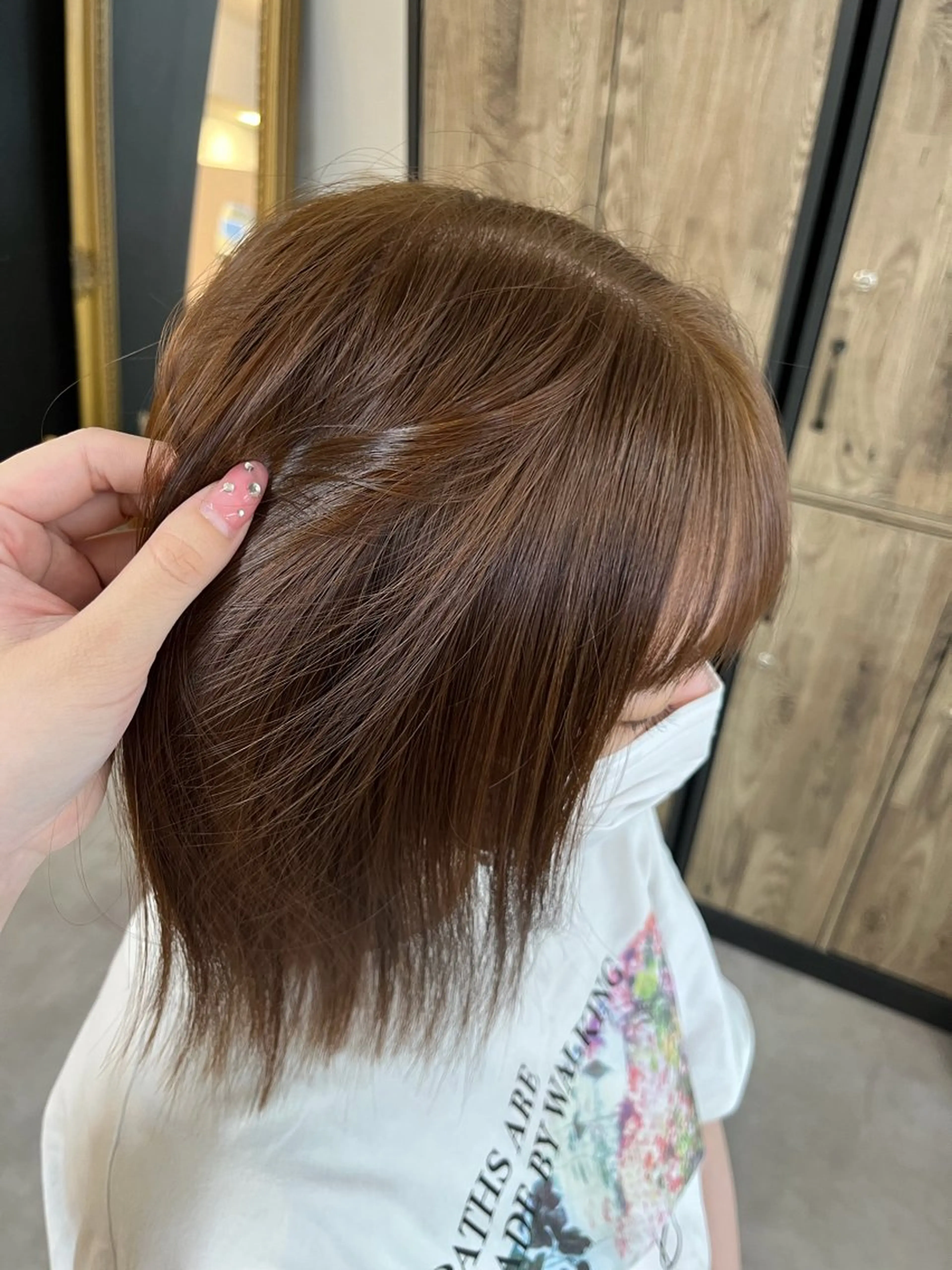 セミロング カット ヘアカラー トリートメント 当日予約◎ risaのヘアスタイル