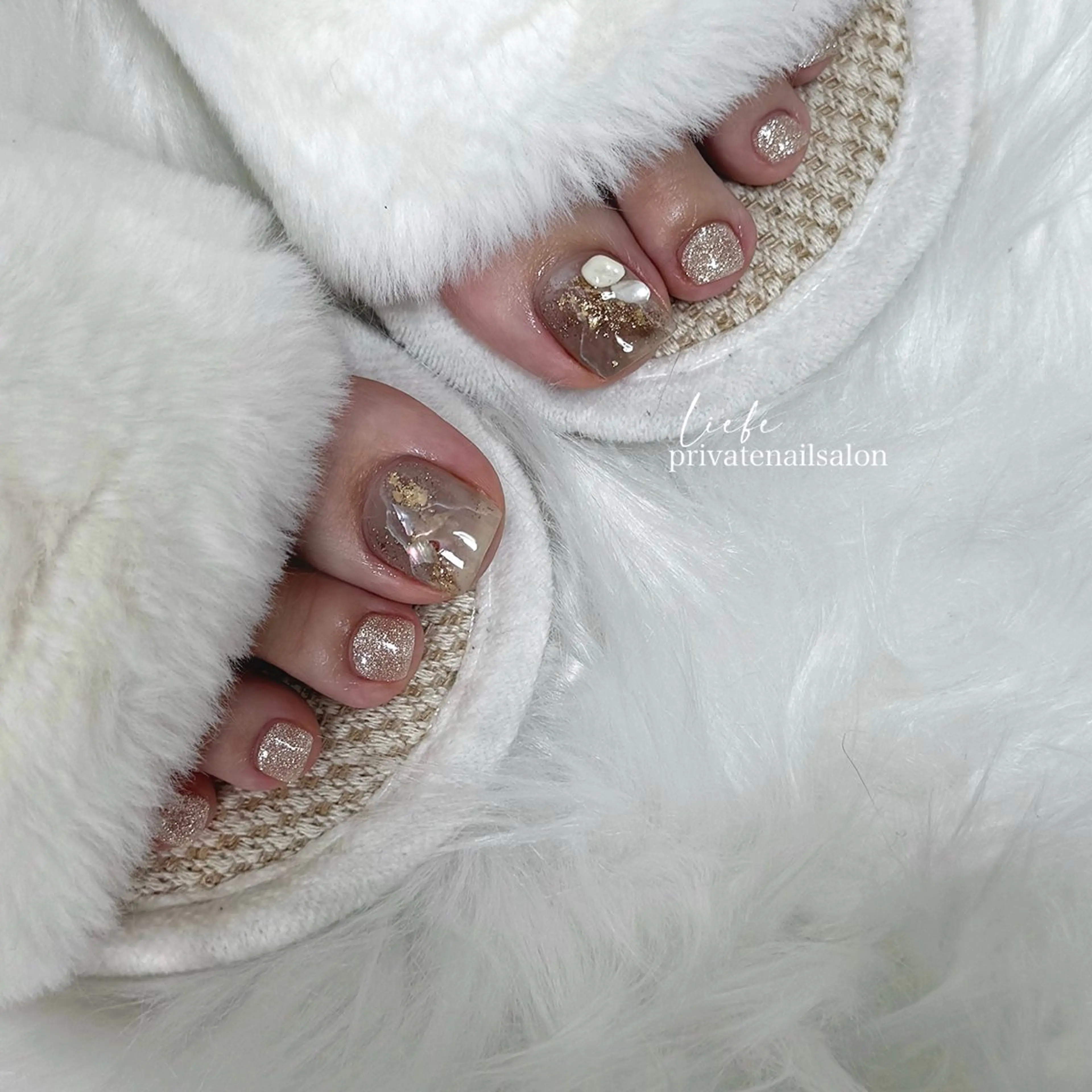 ネイル フットネイル Liebe nailのネイルデザイン