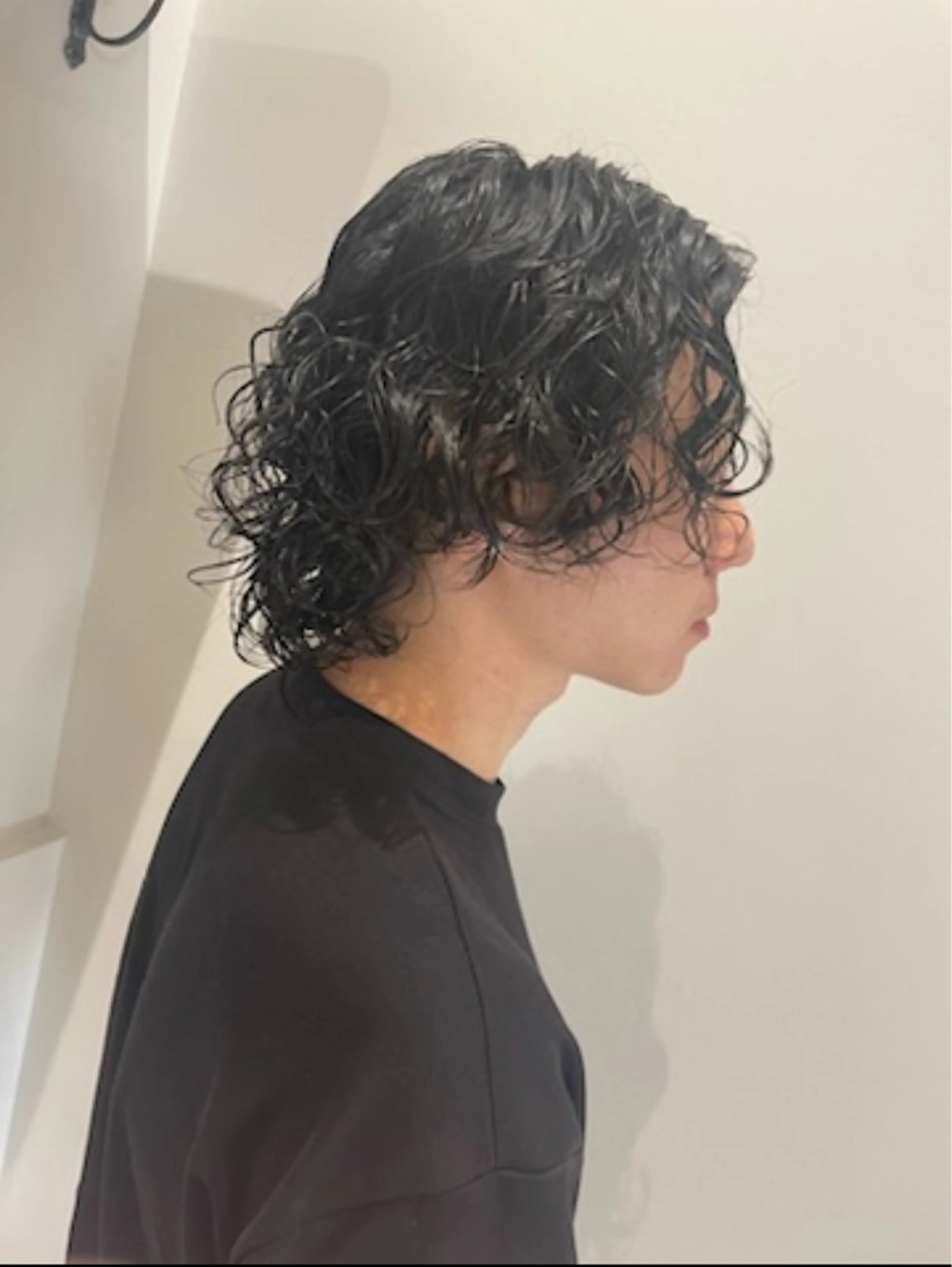 ショート パーマ スパイラルパーマ カット パーマ メンズ美容師力石 裕隆のヘアスタイル