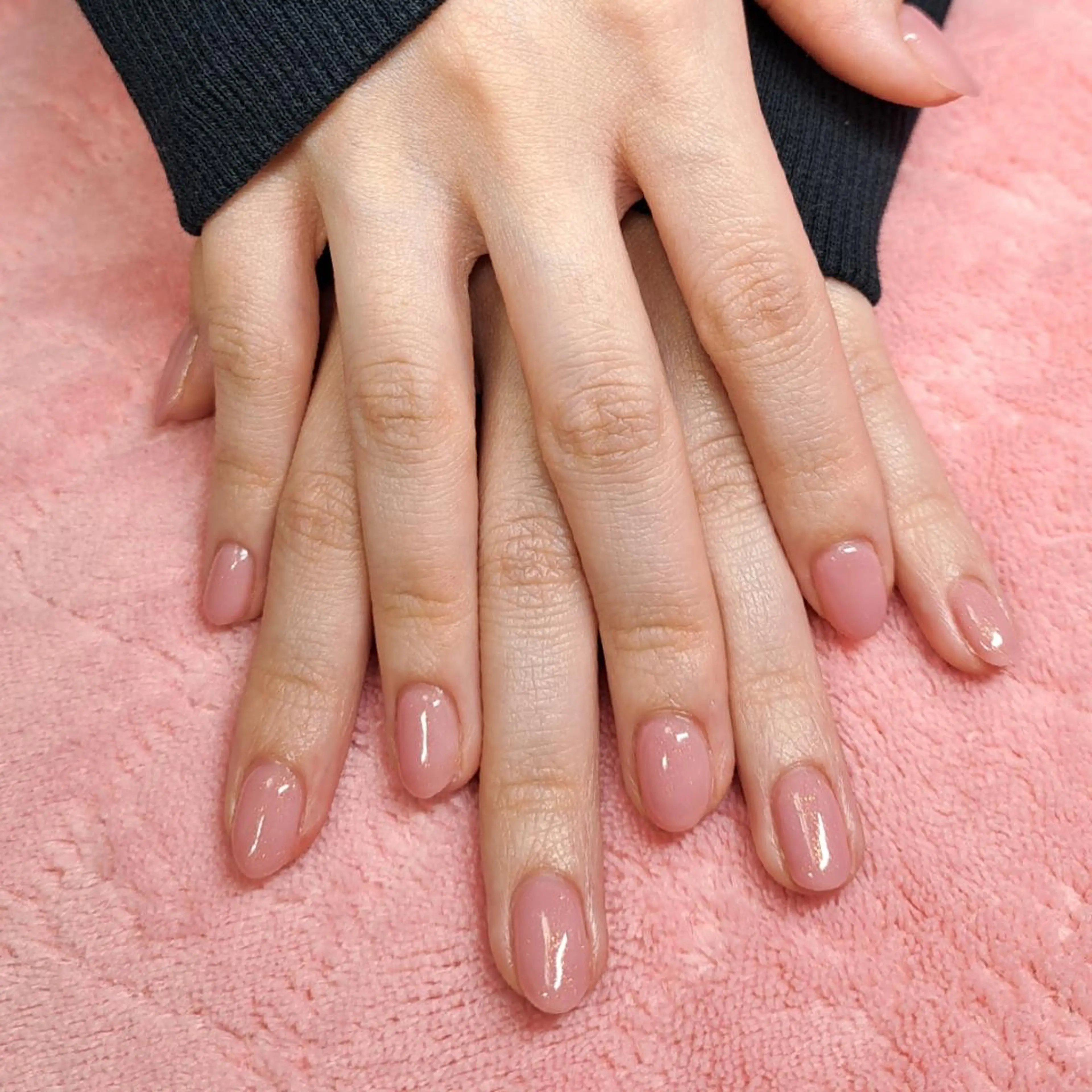 ネイル ラメ(グリッター) ワンカラーネイル 春ネイル HAYASHI  Nのネイルデザイン