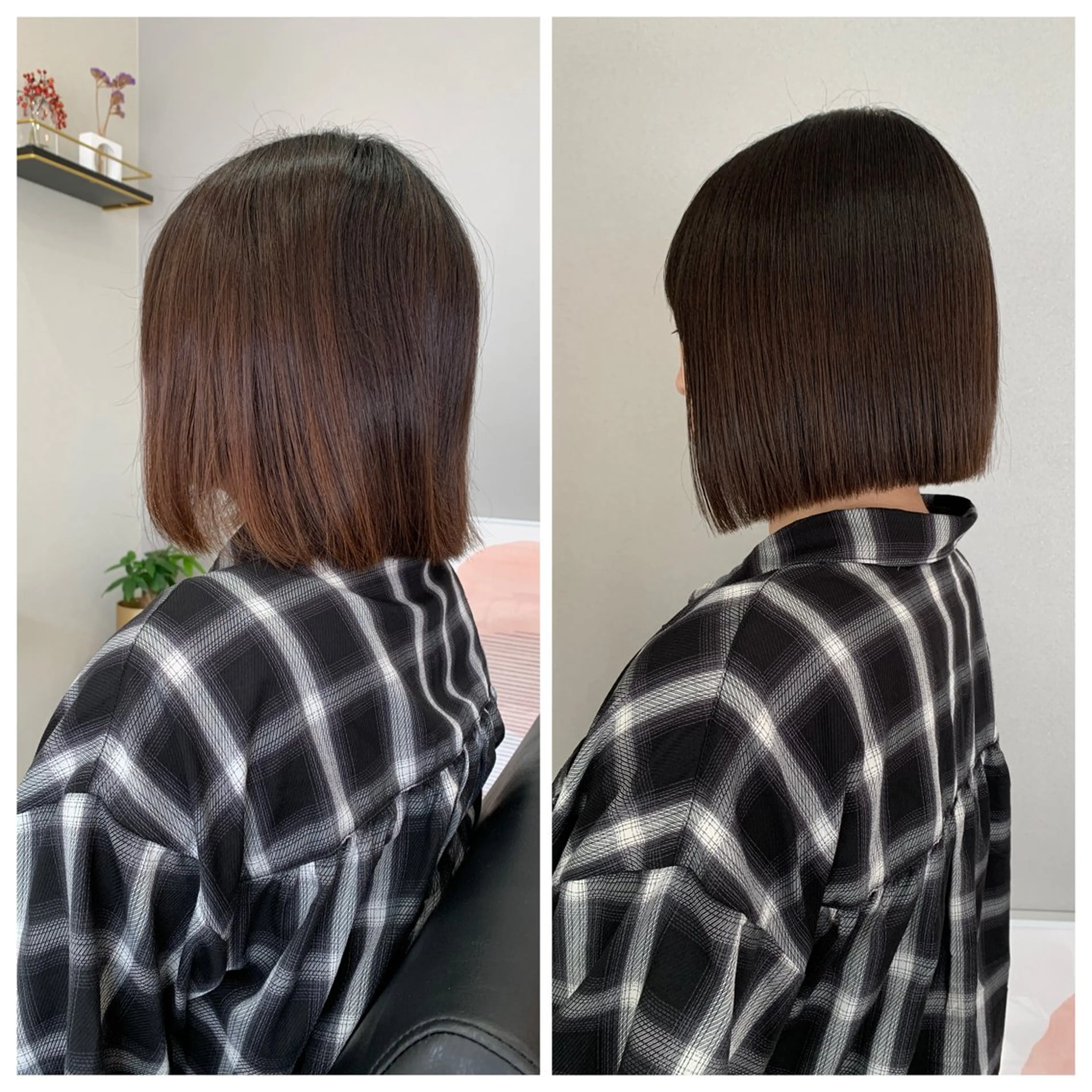 ショート ボブ カット ヘアカラー 縮毛矯正 トリートメント en.【エン】所属・en.桐山 晃彦のヘアスタイル