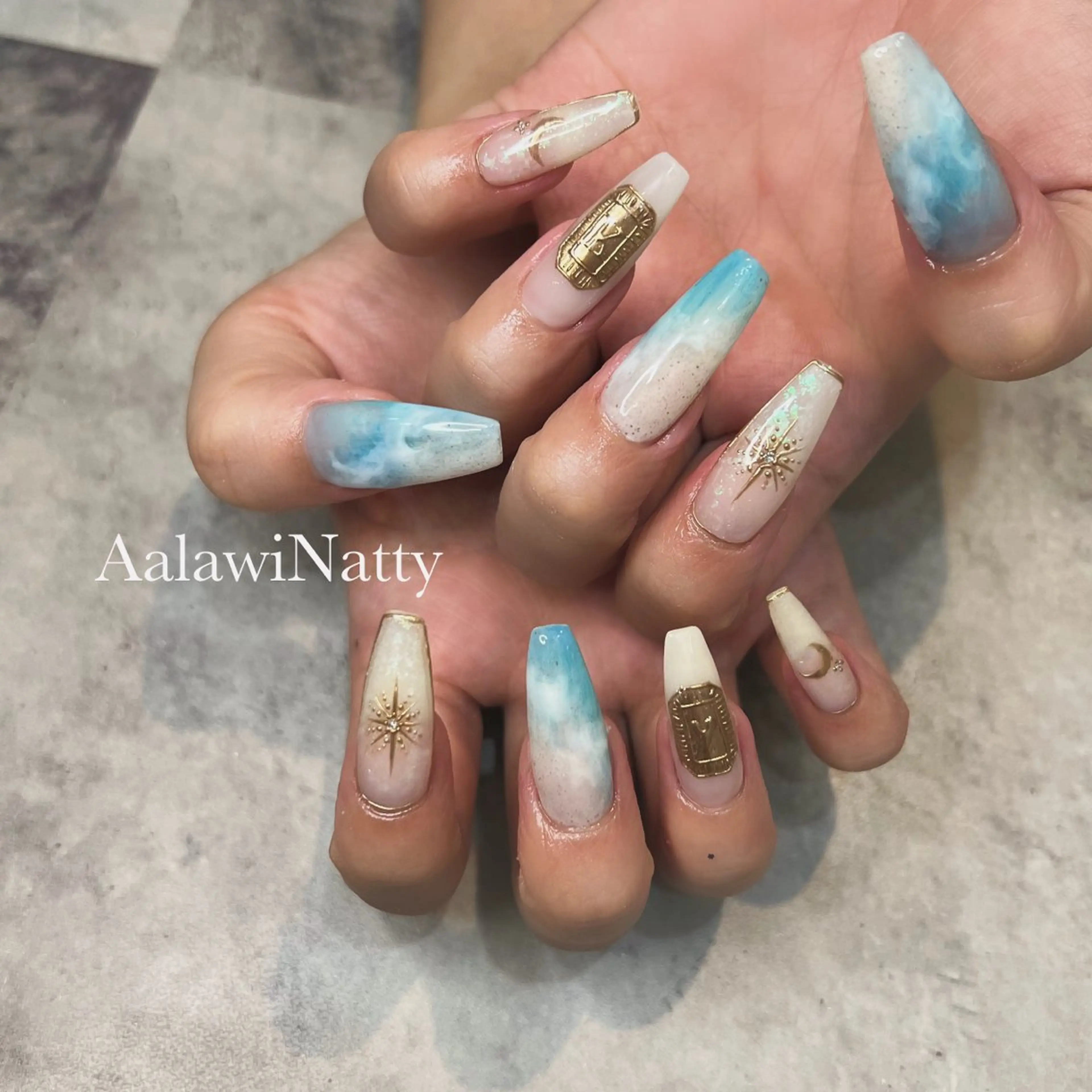 ネイル Aala wi Natty  nail所属・AMANO AKIHOのネイルデザイン