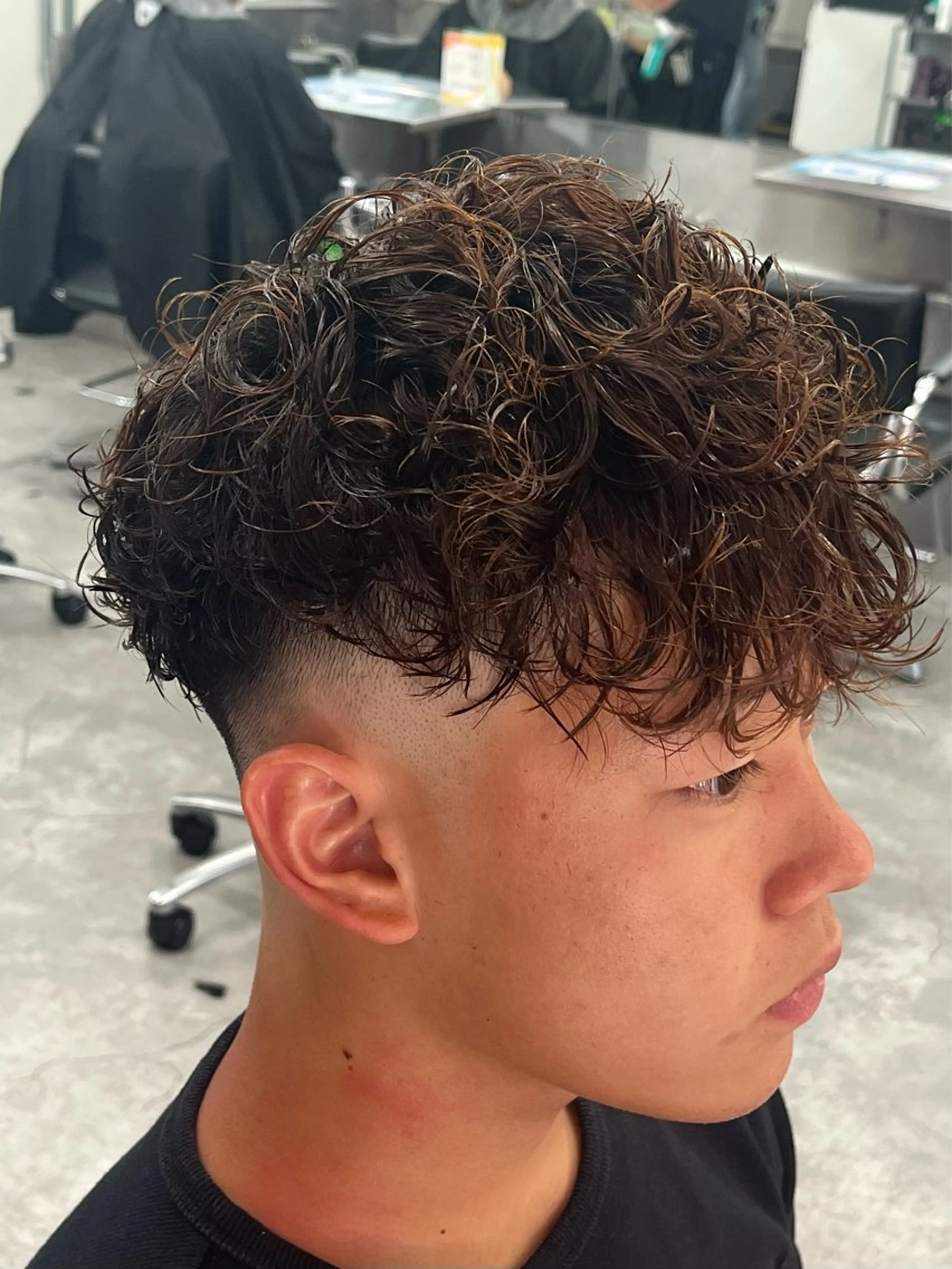 ショート パーマ メンズ カット ヘアカラー パーマ トリートメント ヘッドスパ ヘアセット メンズ特化/パーマ /フェード/洋輔のヘアスタイル