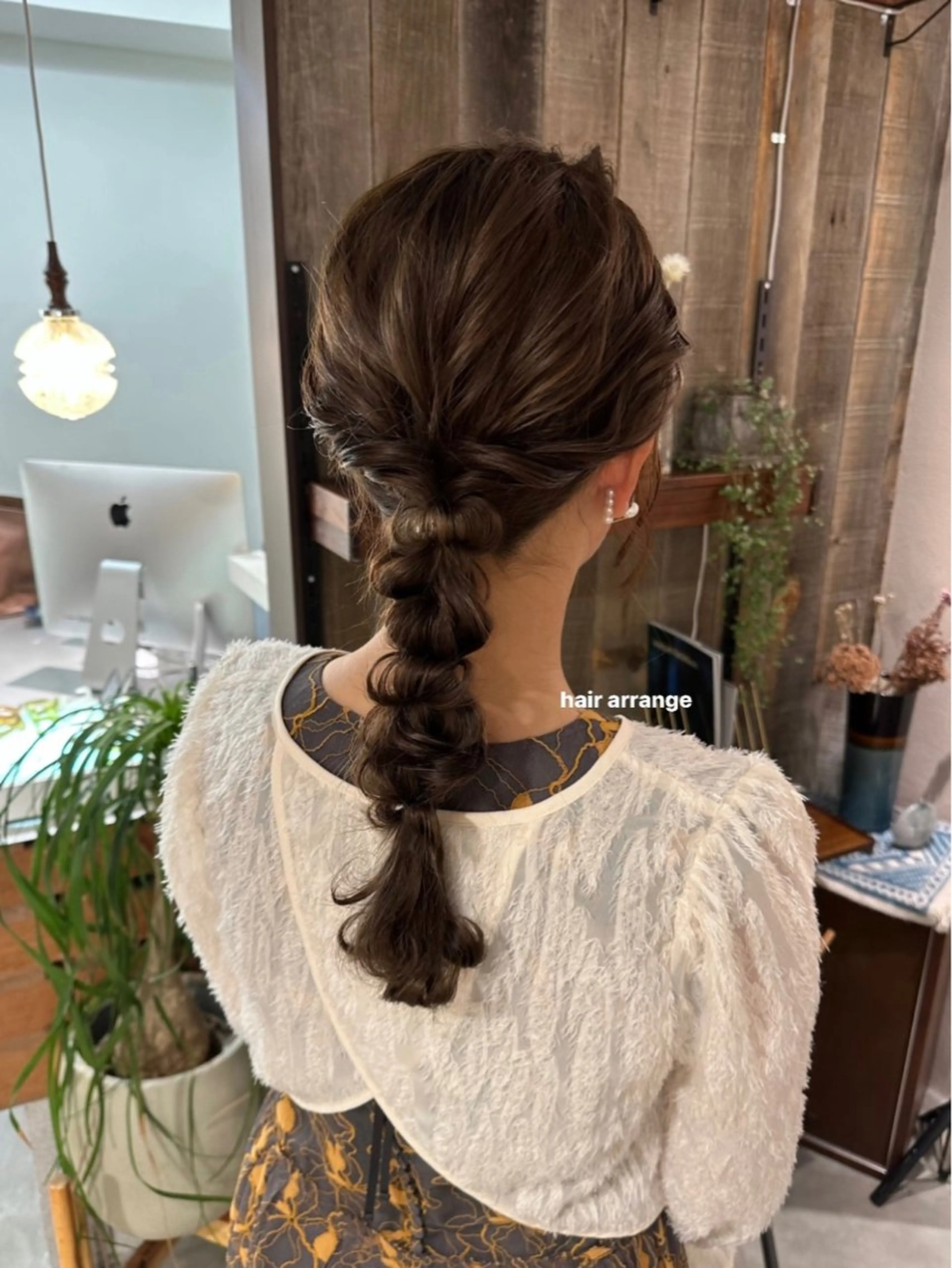 セミロング ヘアアレンジ ヘアセット 暖色/レイヤーカット 🌙オノユリカのヘアスタイル
