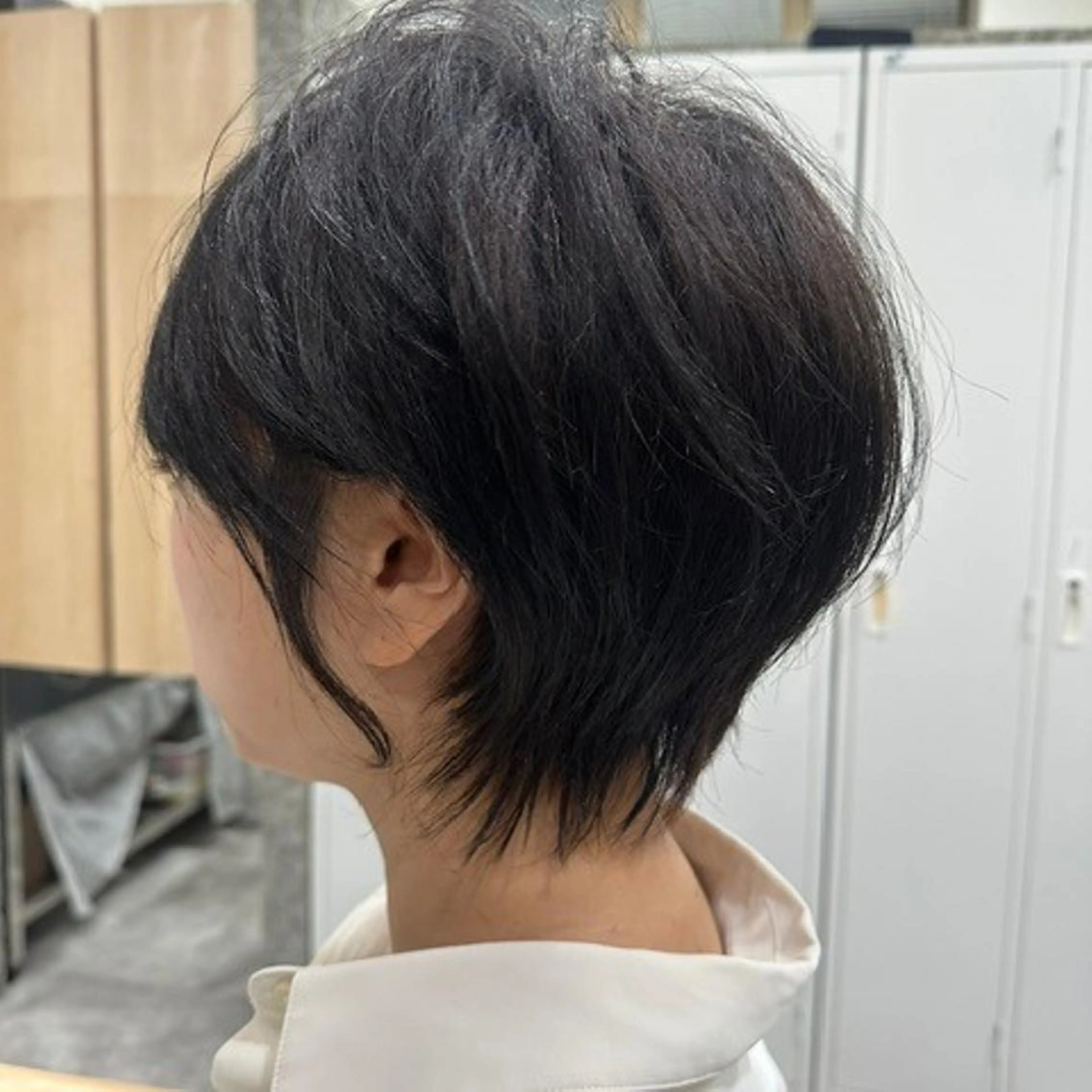 ショート ショートボブ ボブ ハイライト 髪質改善 ショートヘア ヘアテラス エムナラテンのヘアスタイル