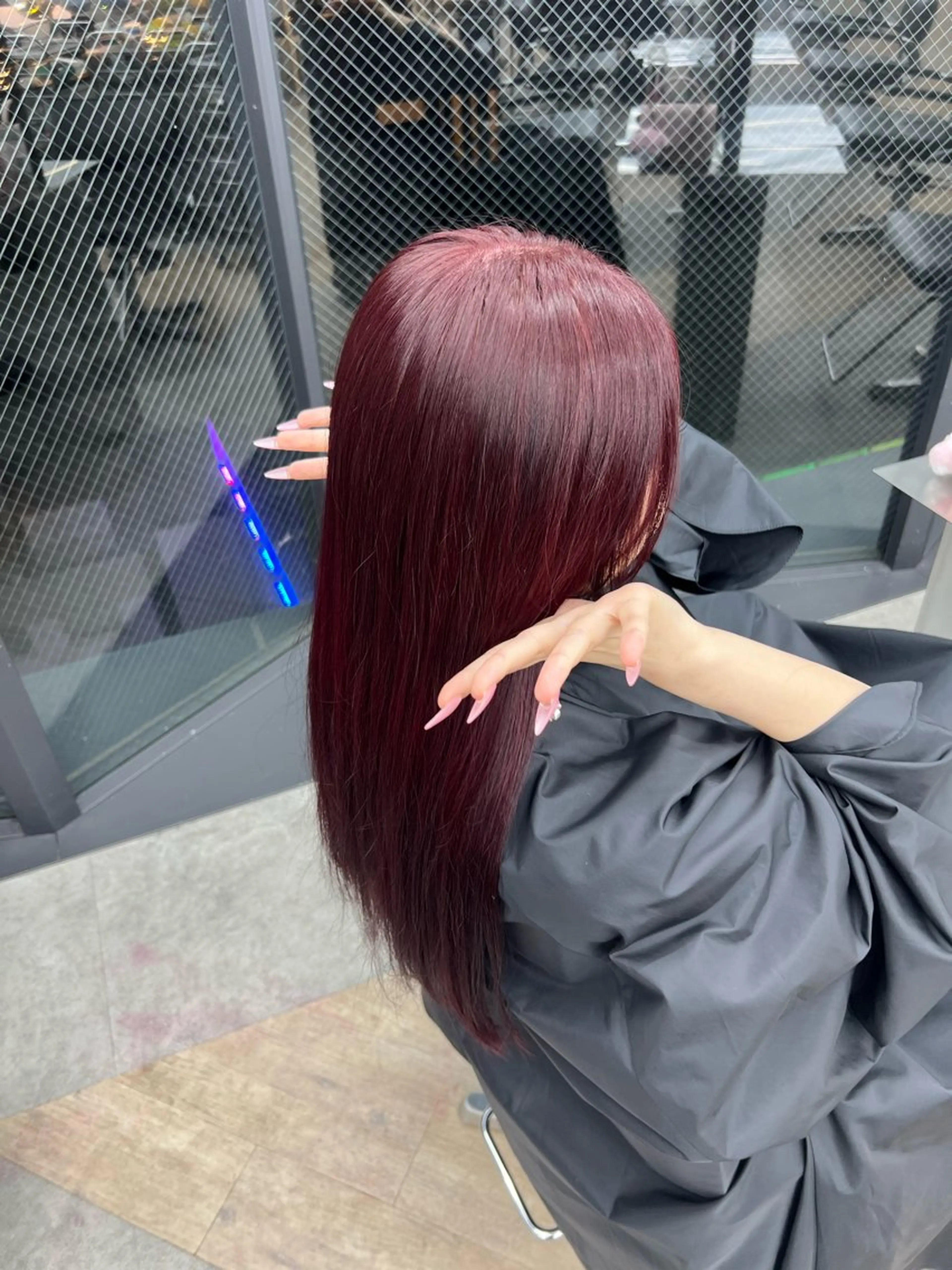 ロング カラー ヘアカラー 🌀toa/波巻き✨ /メンズパーマ／栄のヘアスタイル