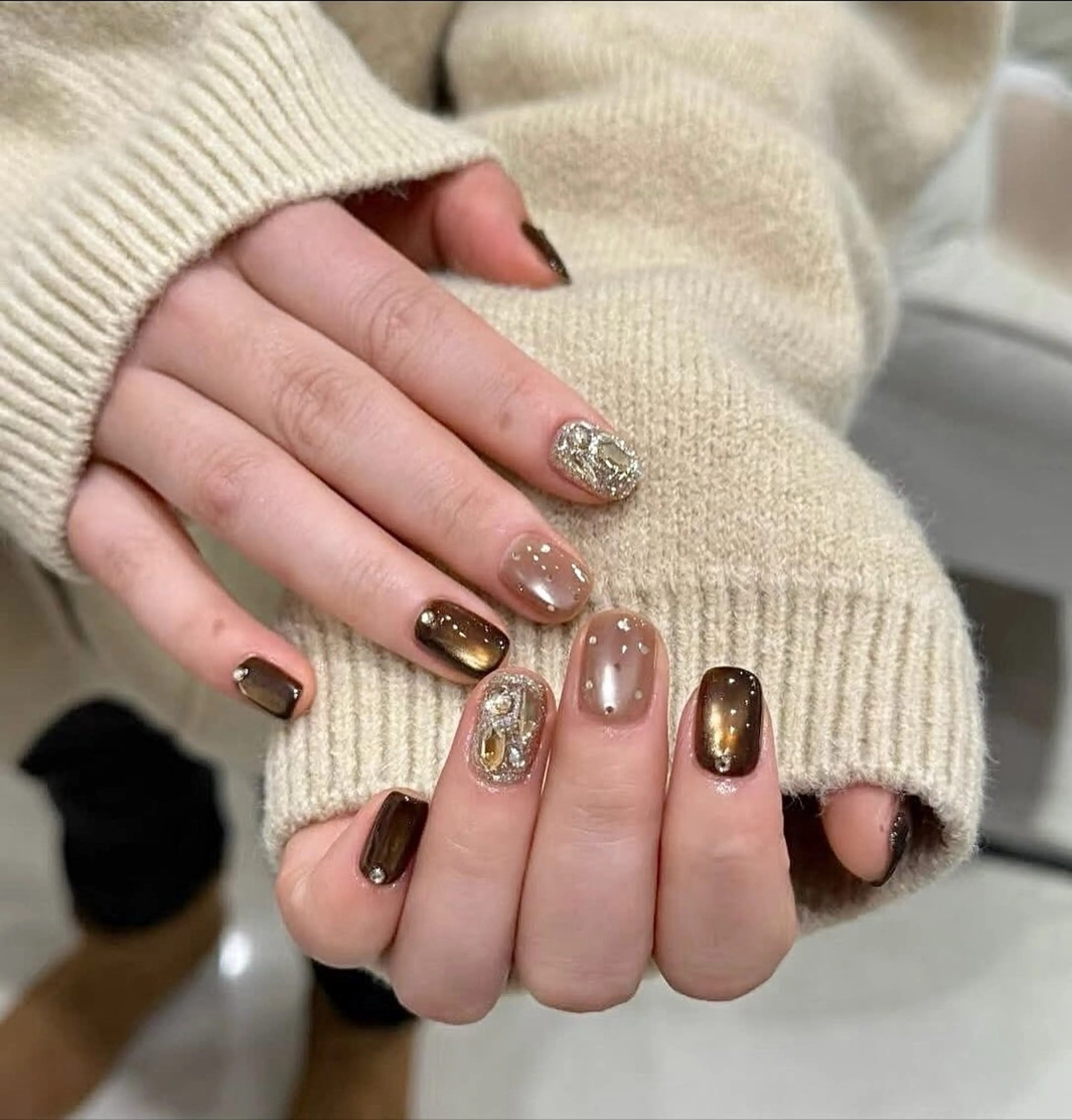 ネイル チークネイル フットネイル フレンチネイル グラデーション 韓国ネイル Ribbon nails salon所属・Ribbonnail salonのネイルデザイン