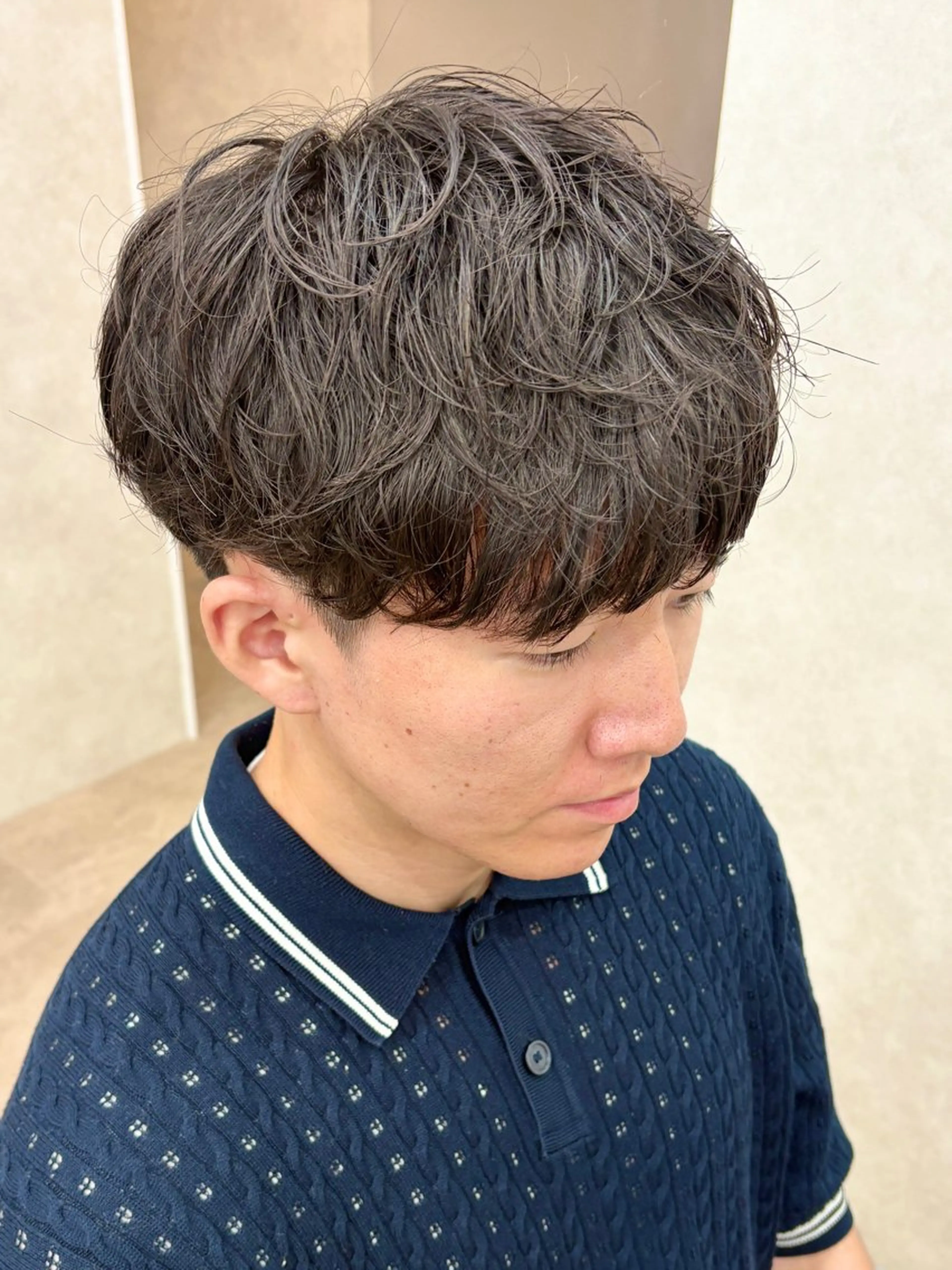 メンズカット+ケアパーマ¥10450の写真