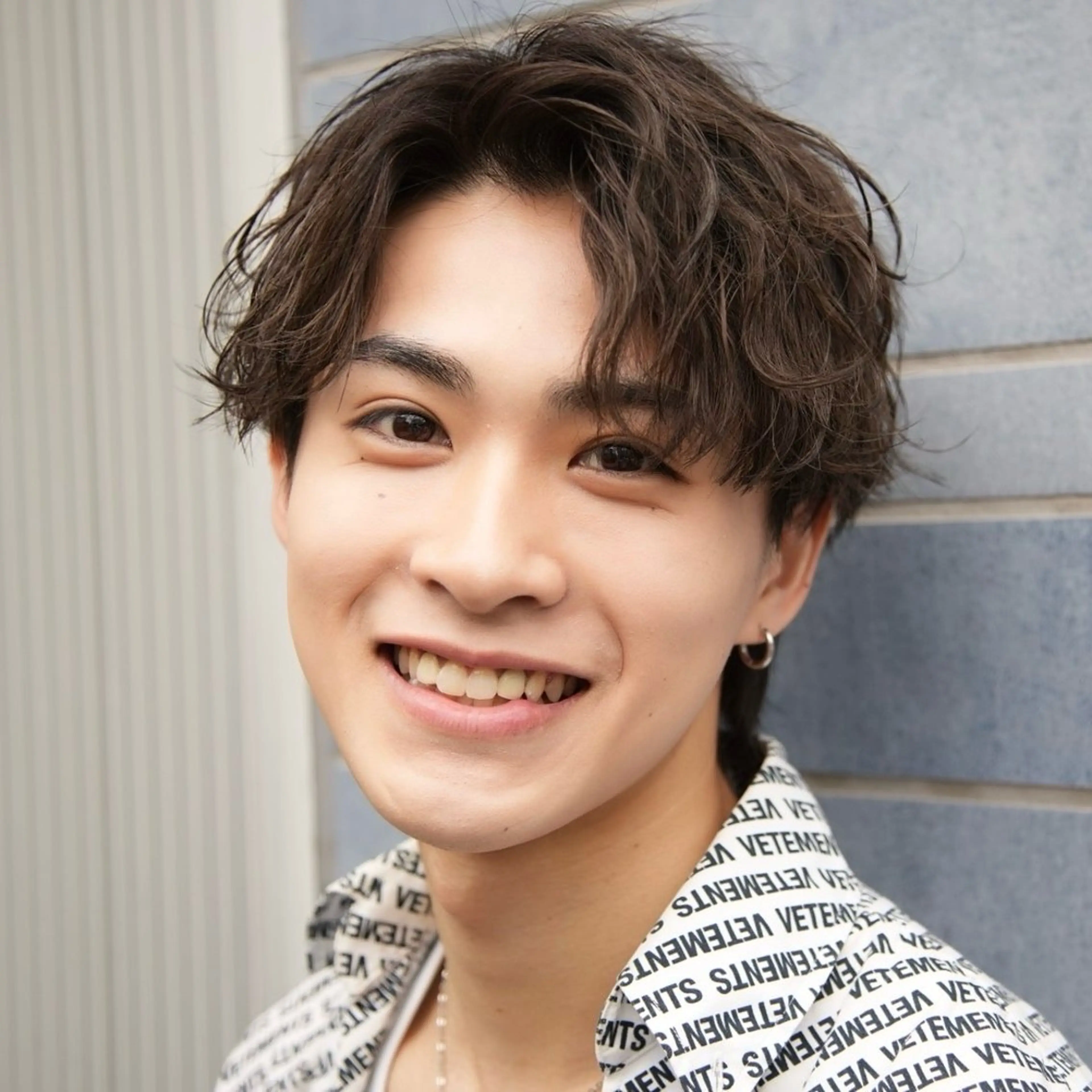 ミディアム カラー パーマ メンズ カット ヘアカラー トリートメント シースルーマッシュ/ メンズ/KYOHEIのヘアスタイル