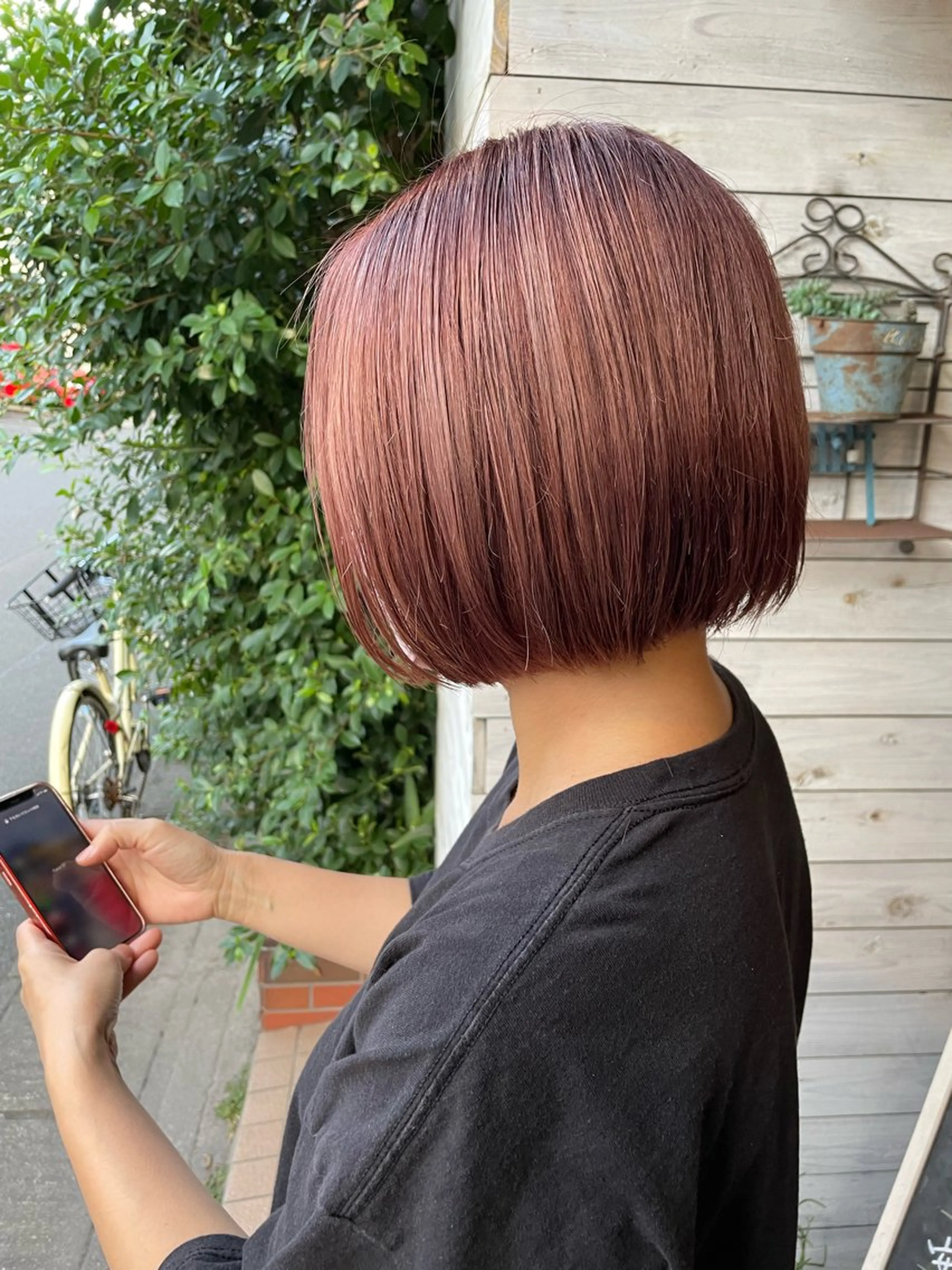 ショート カット ヘアカラー トリートメント flamme bleue所属・下小鶴 優治のヘアスタイル