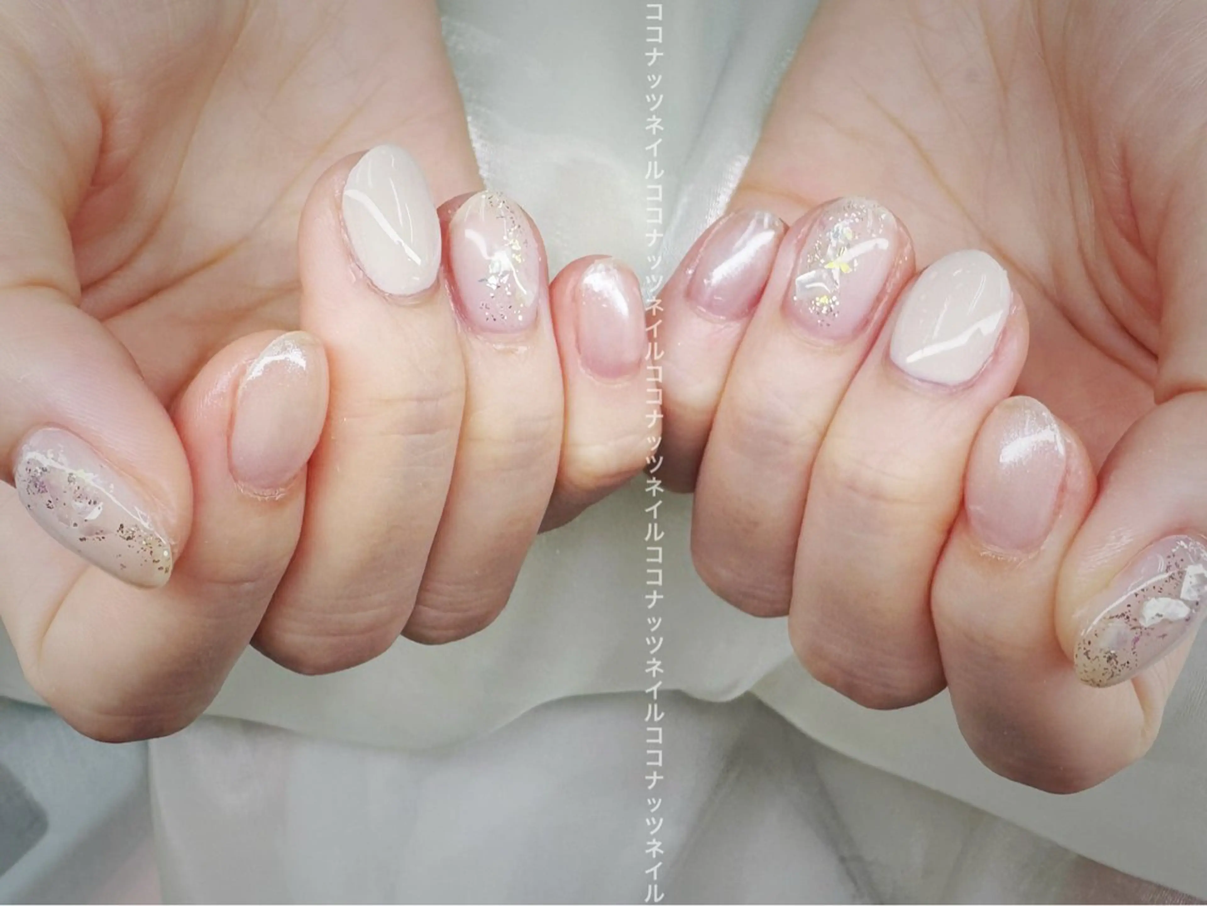 ネイル Elegant beauty ツルのネイルデザイン