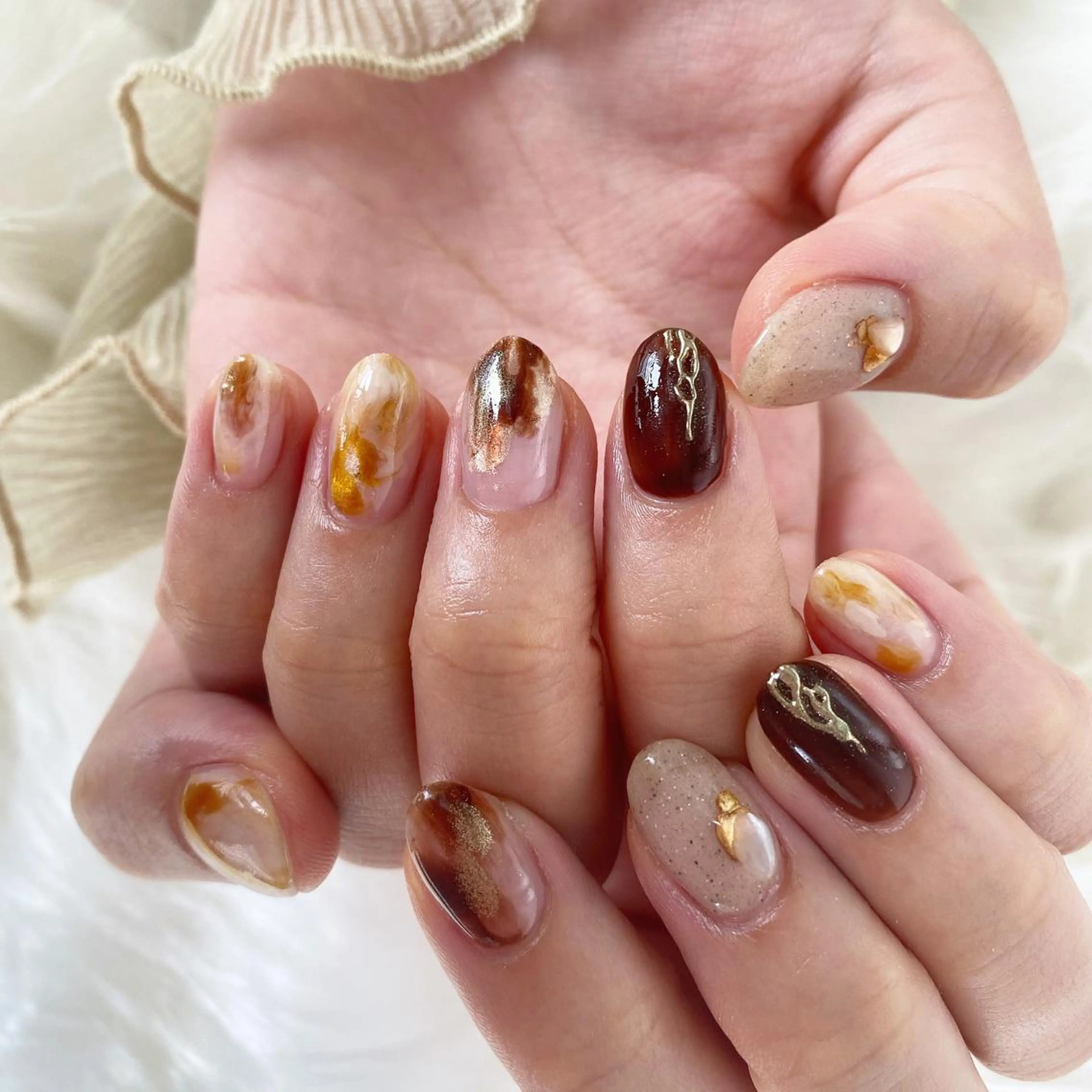 ネイル crystal ⭐︎ colorのネイルデザイン