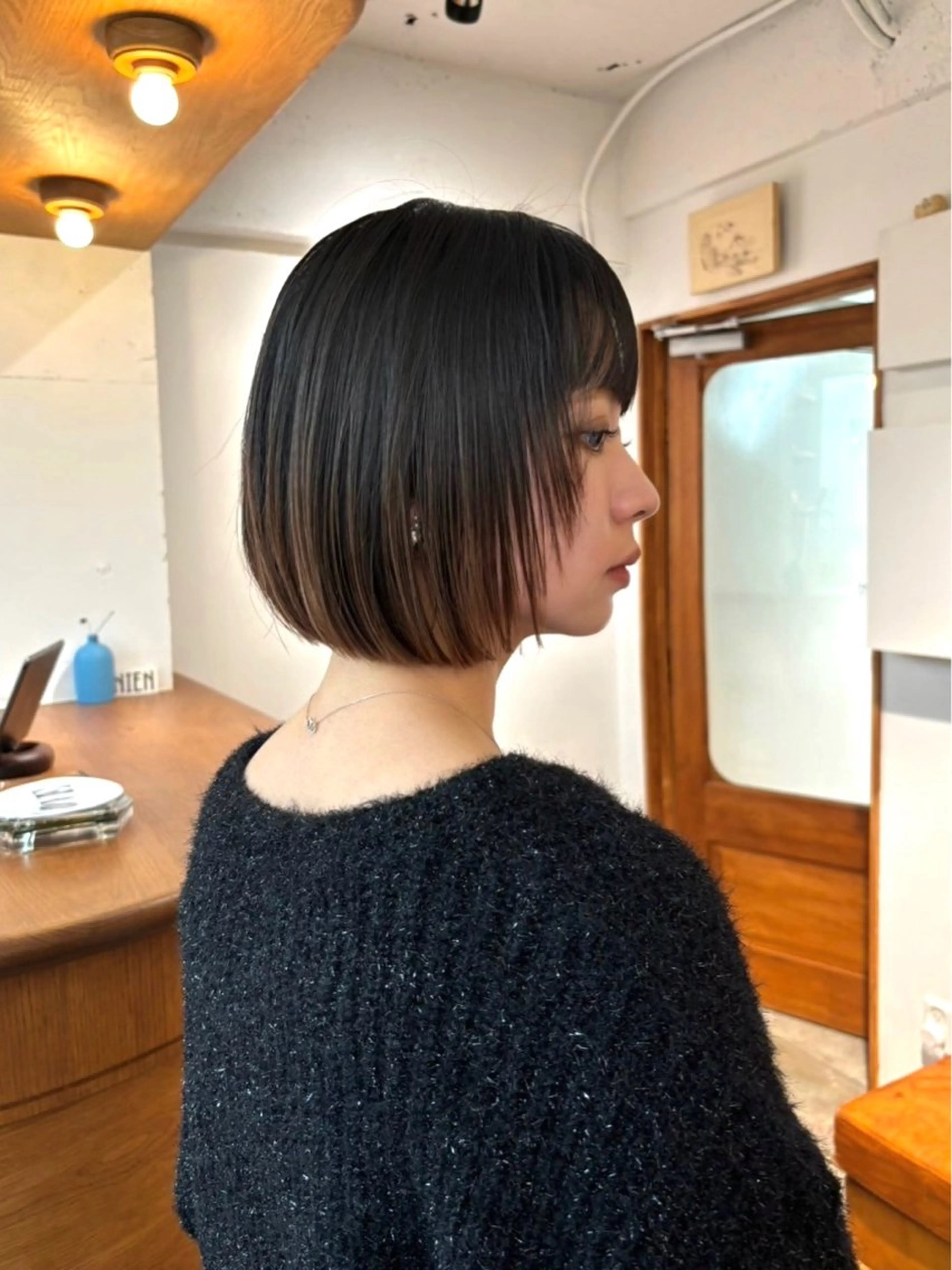 ミディアム カット ヘアカラー ヘッドスパ ☑️aiko【艶 カラー・ショート募】のヘアスタイル