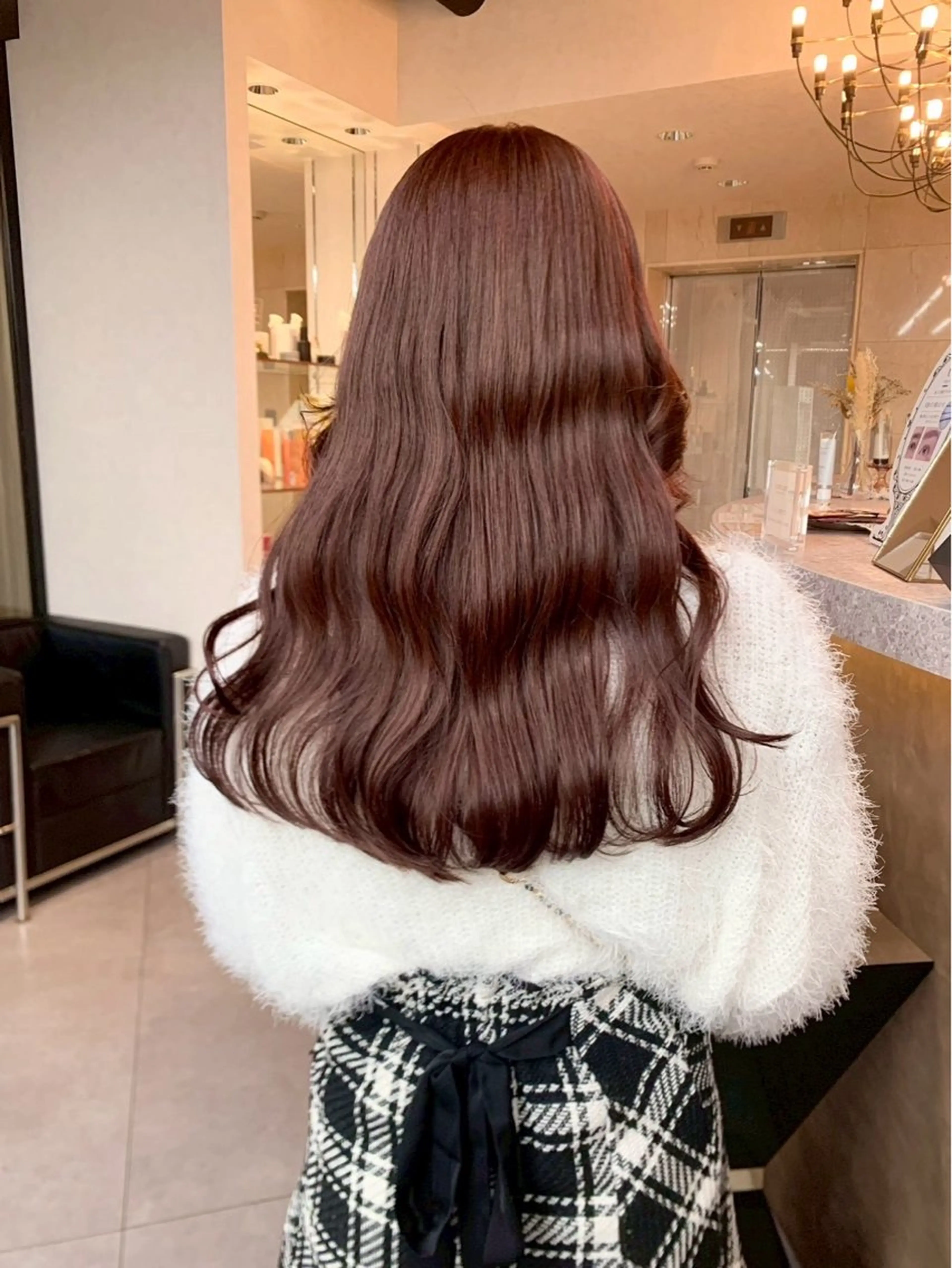 ロング カラー ヘアカラー トリートメント か ののヘアスタイル