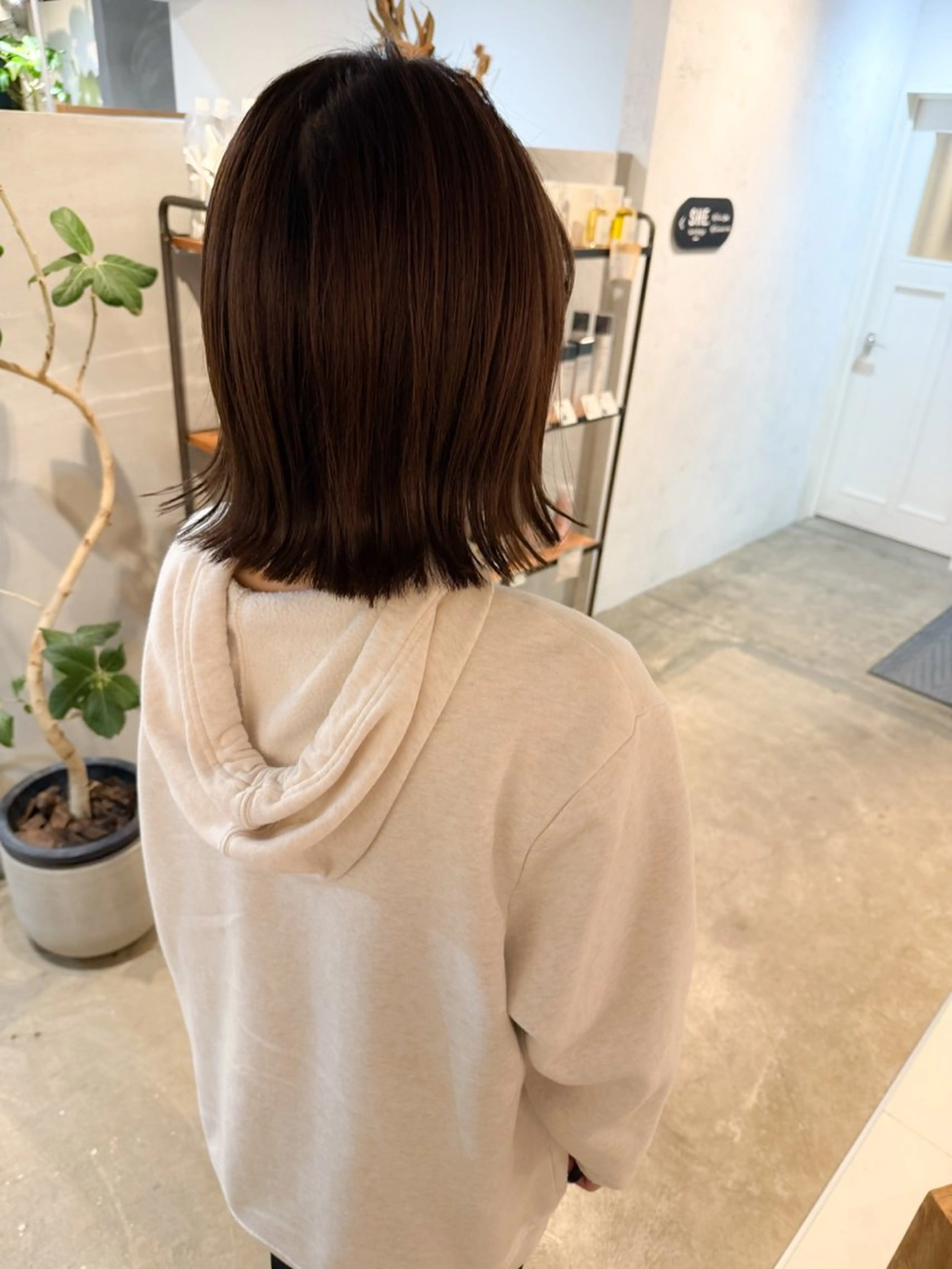 ミディアム カット トリートメント 宮原 愛果のヘアスタイル