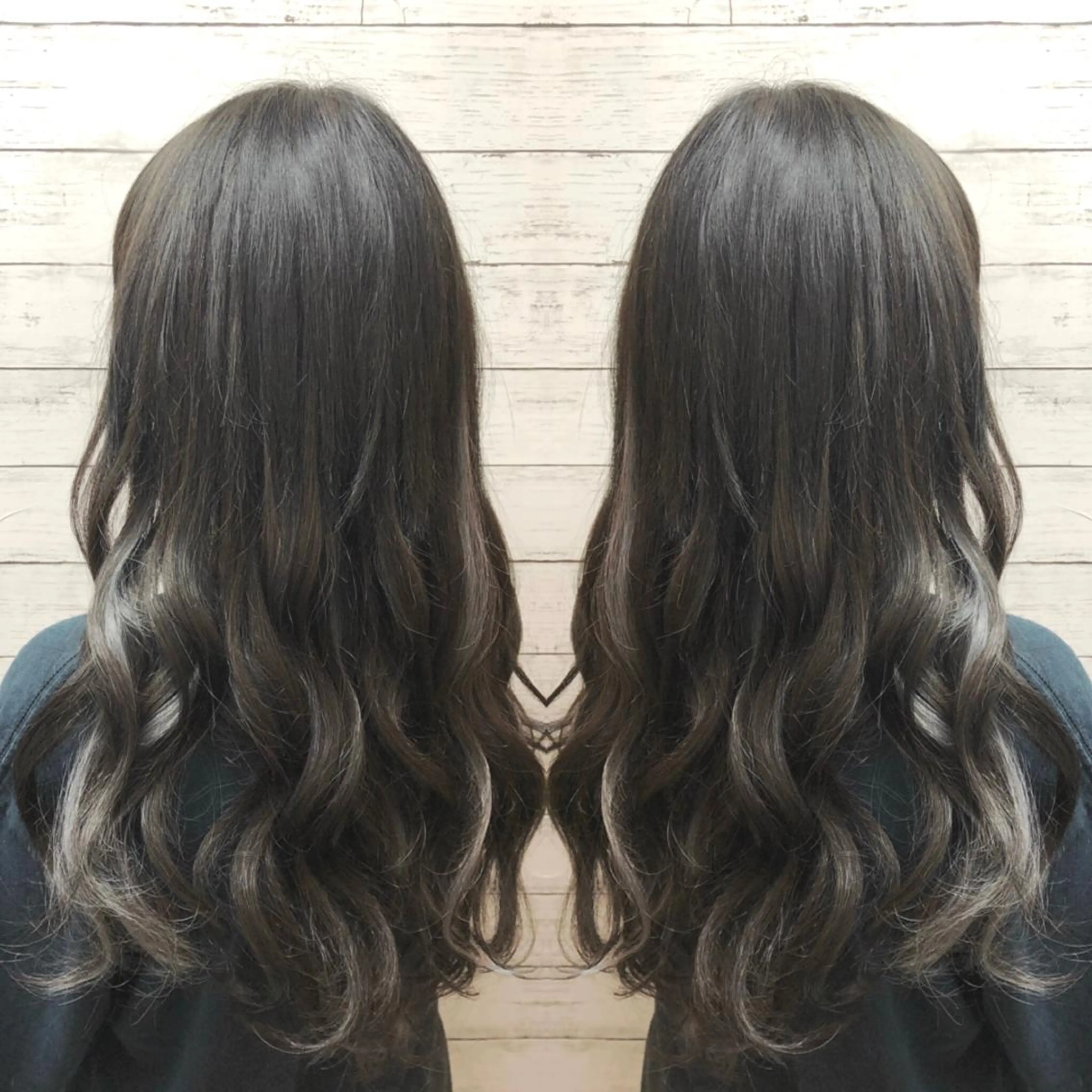 ショート カラー メッシュ カット エクステ ヘアセット 韓国ヘア🤍髪質改善 🇰🇷AKANEのヘアスタイル