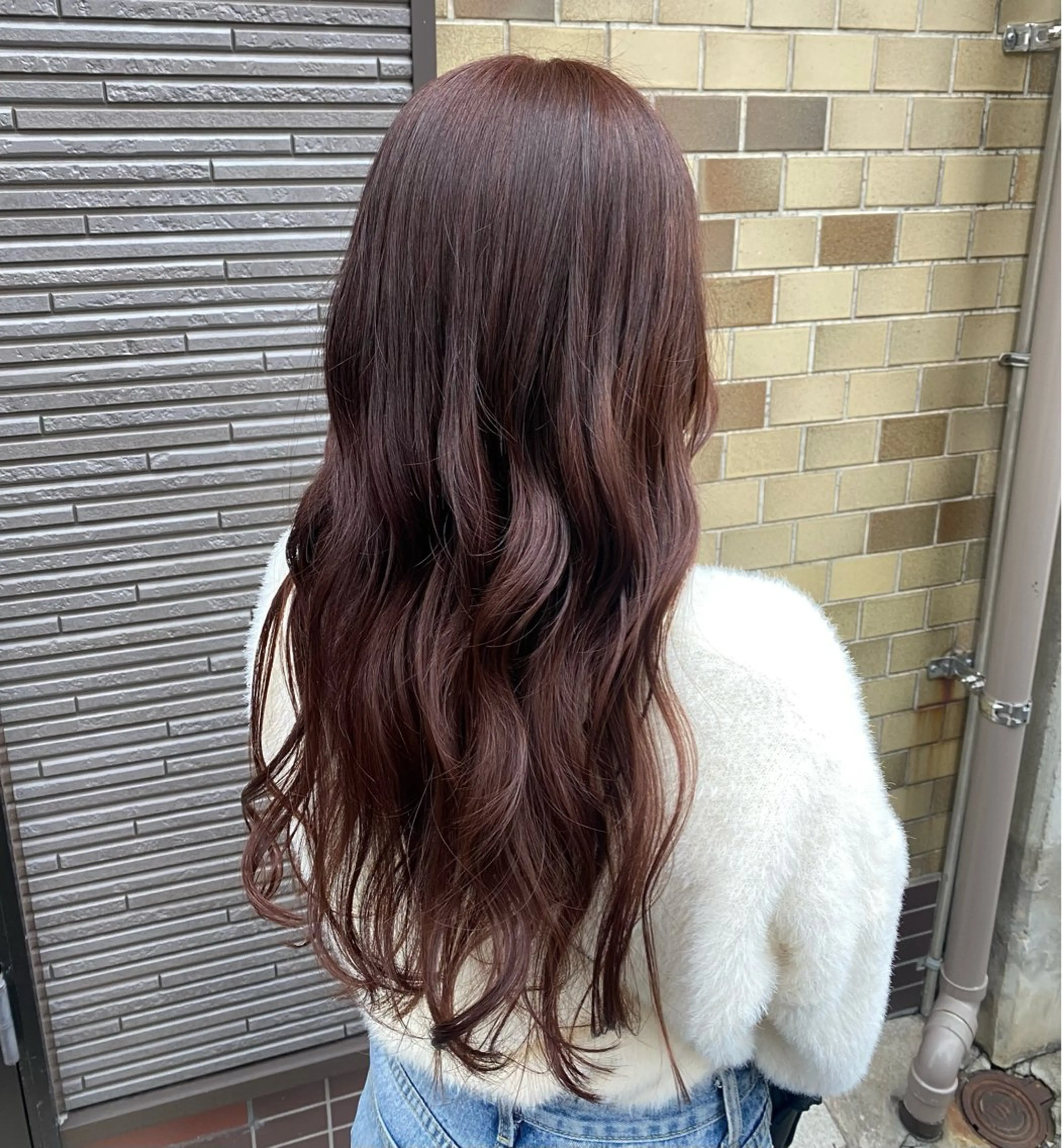 ロング カット ヘアカラー 透明感カラー 【問屋町】moe🪿のヘアスタイル