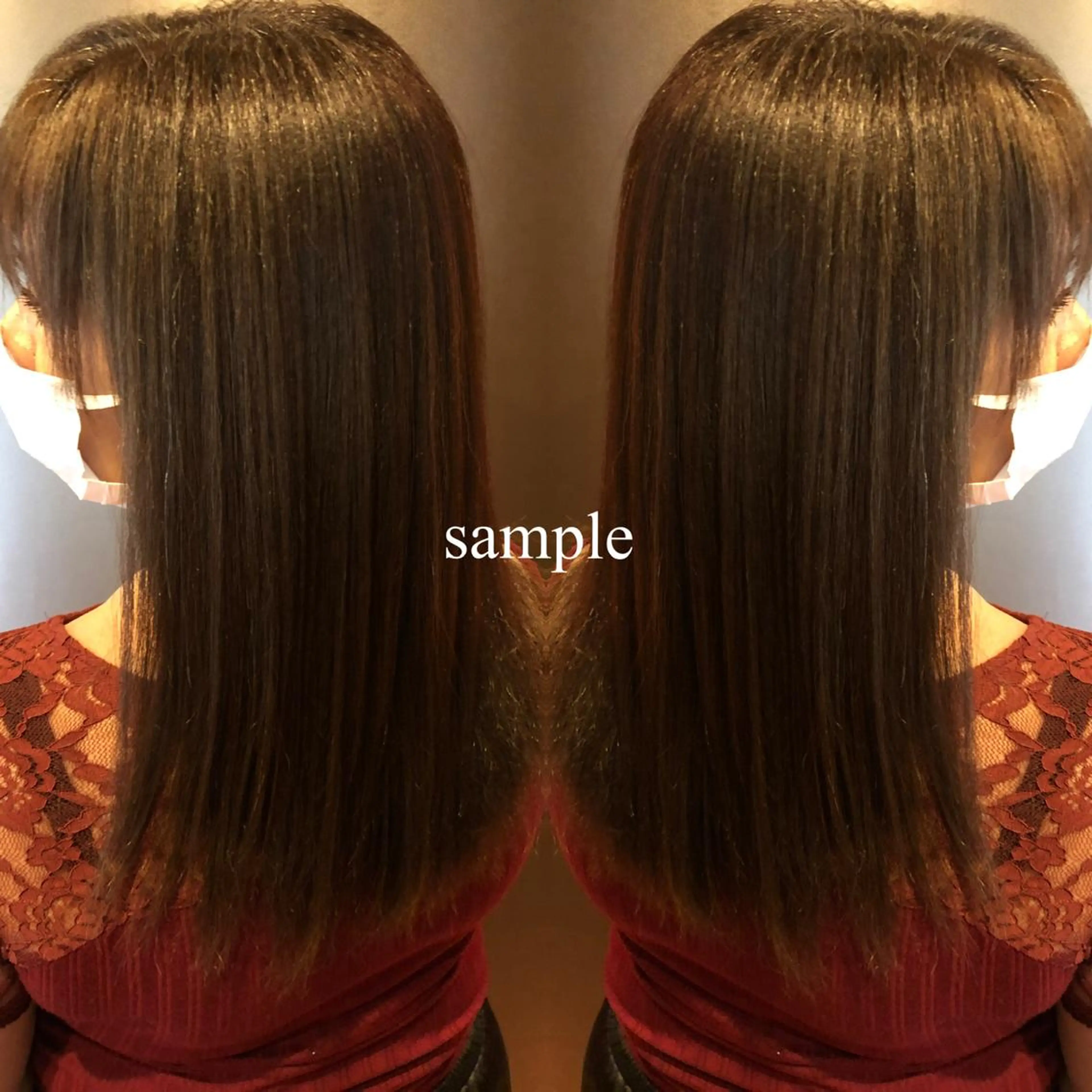 セミロング アッシュ カット ヘアカラー Richromatic所属・M Jのヘアスタイル