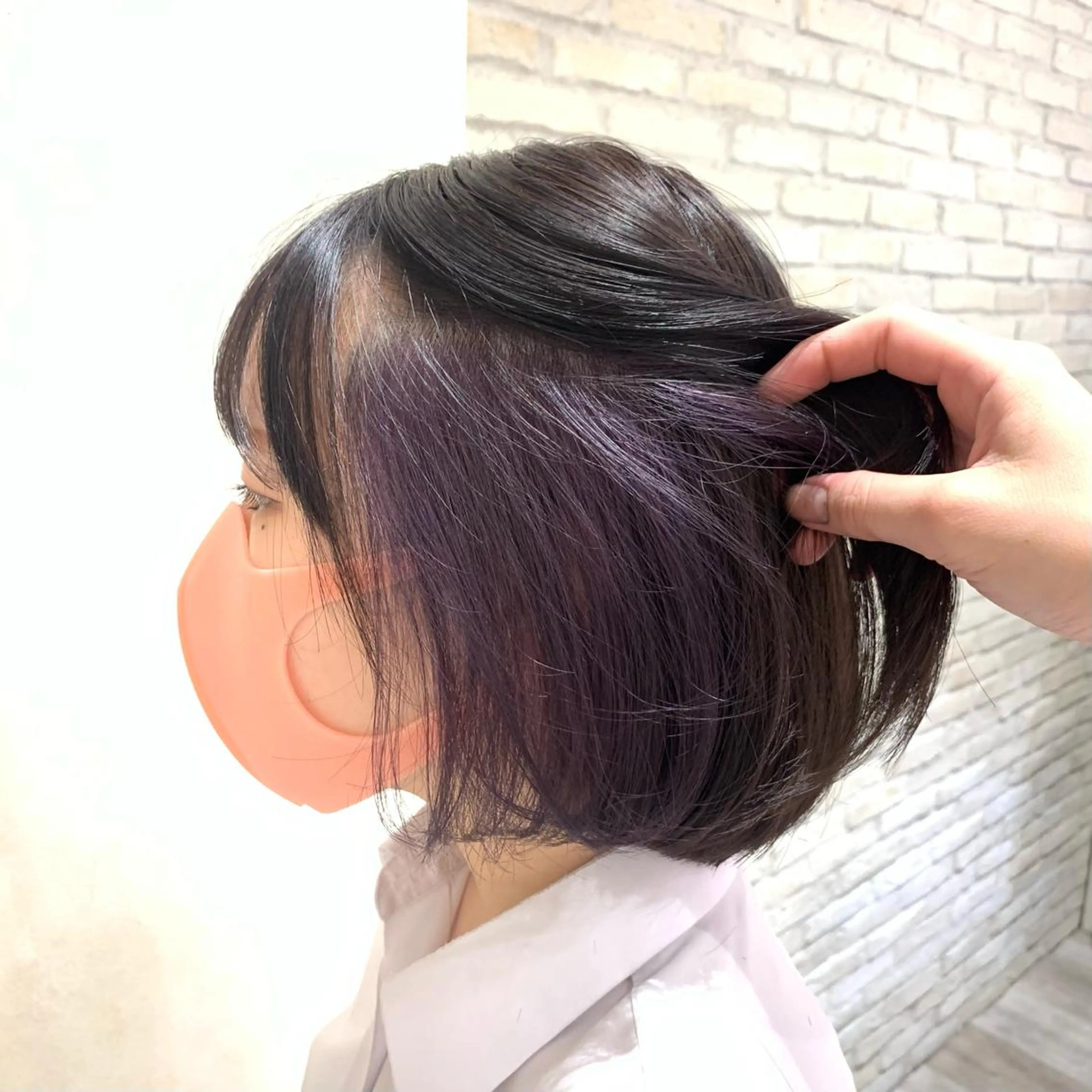 カラー 🖤横浜ハイトーン /ケアブリーチ🖤のヘアスタイル