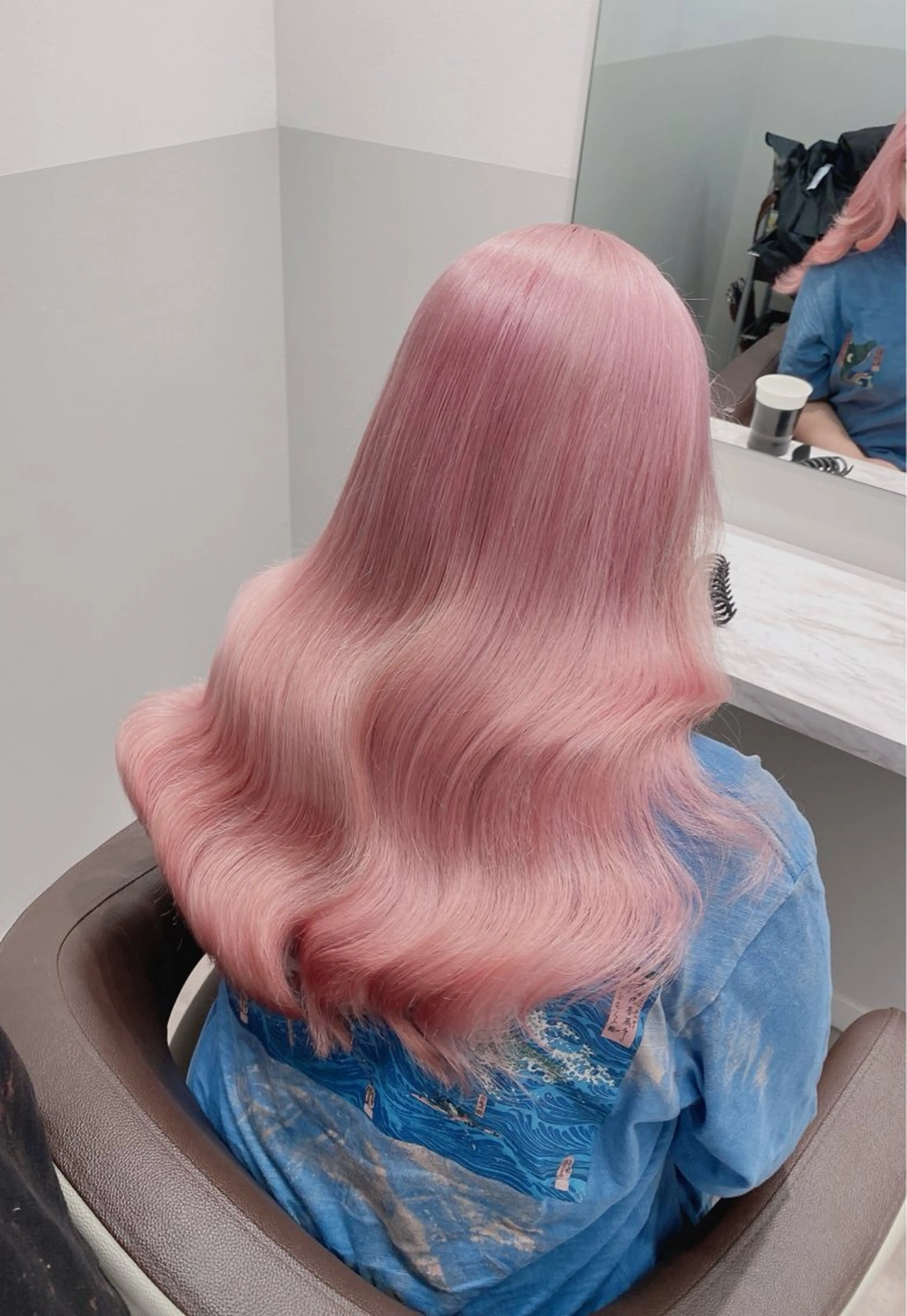 ロング カラー ヘアアレンジ メンズ ヘアカラー トリートメント SALOWIN所属・ハイトーン美容師 MASATOのヘアスタイル