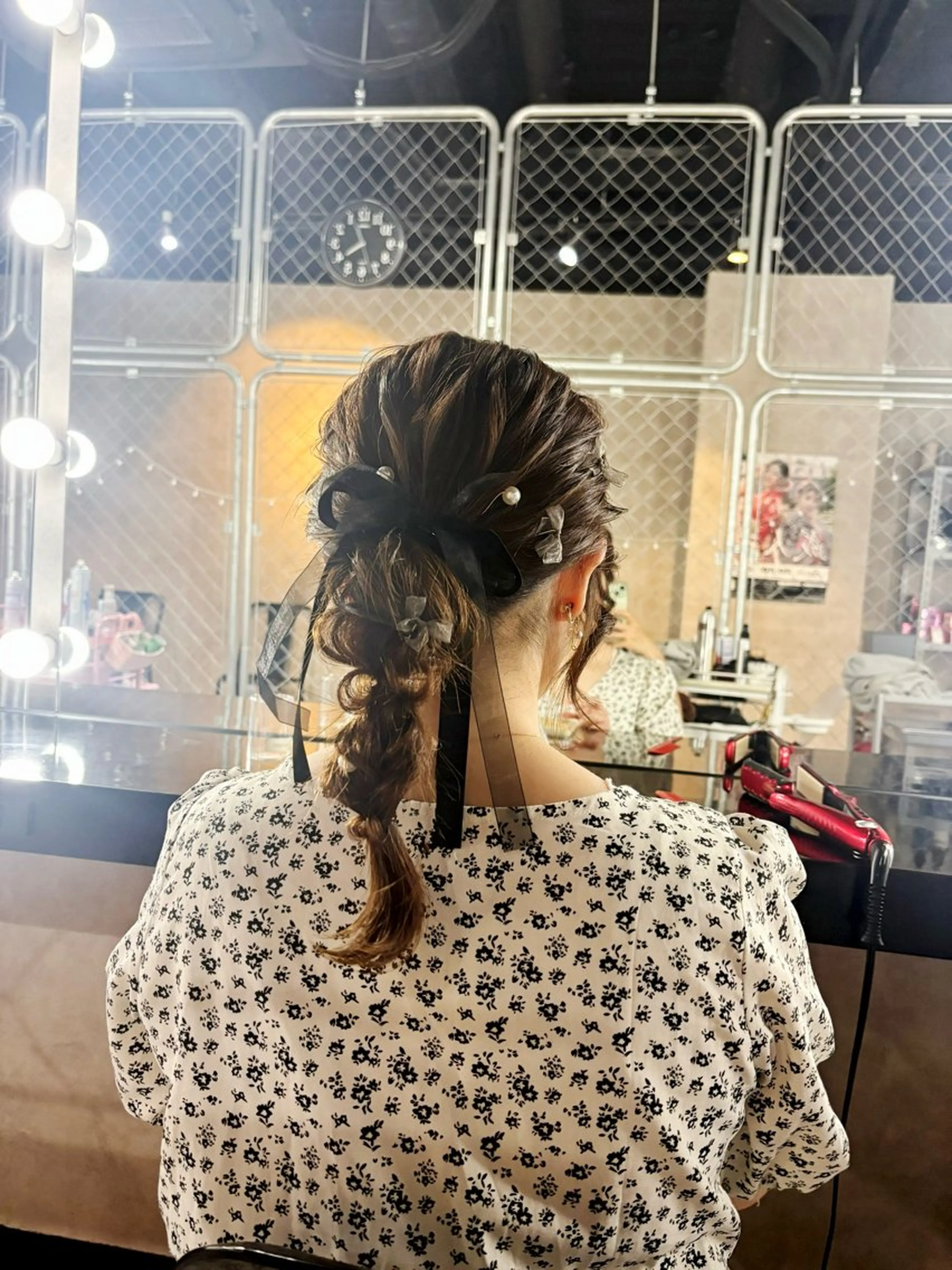 ミディアム ヘアセット KISSSWAN Remiのヘアスタイル