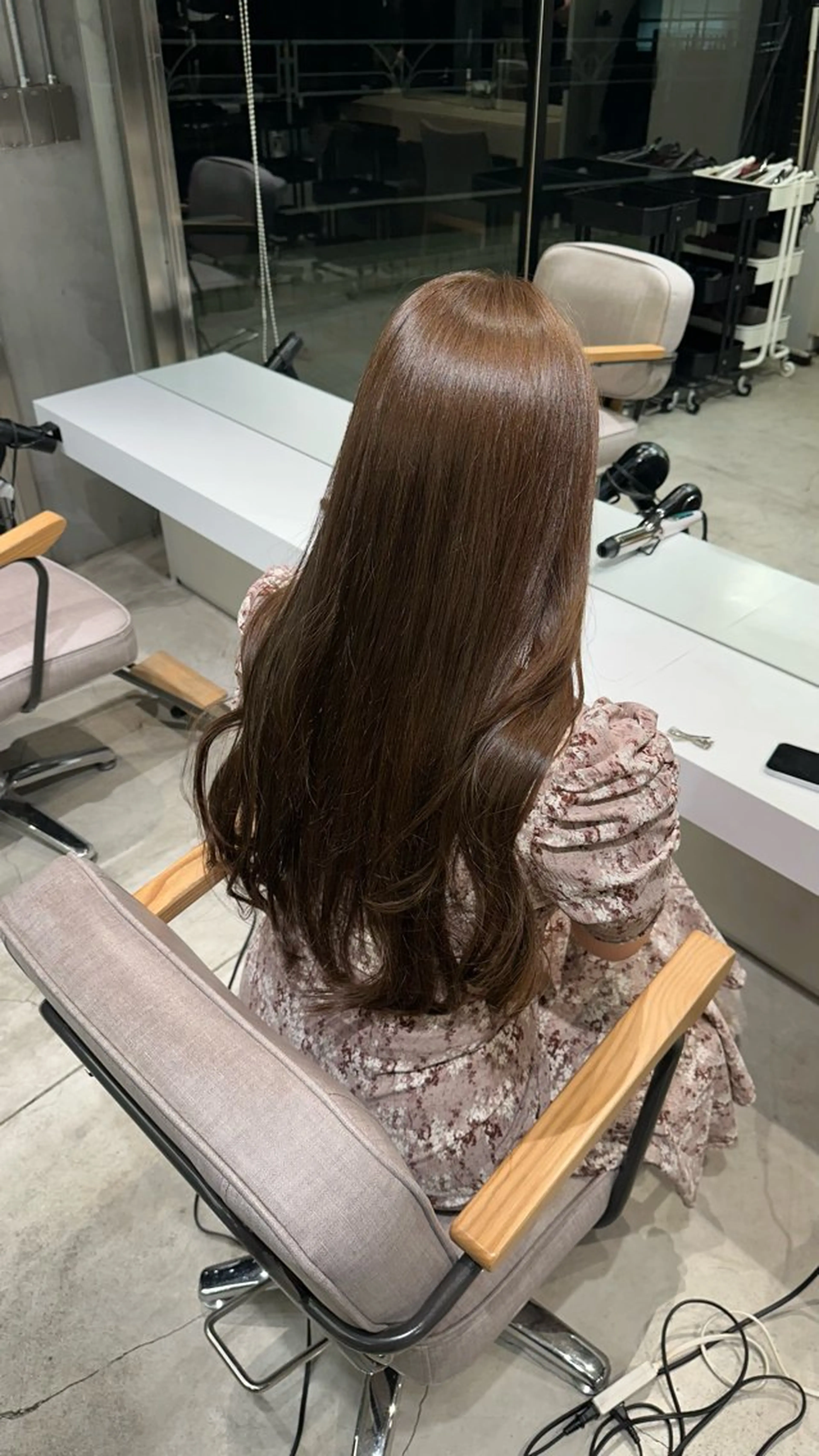 ロング ヘアカラー 新屋敷 拓大のヘアスタイル