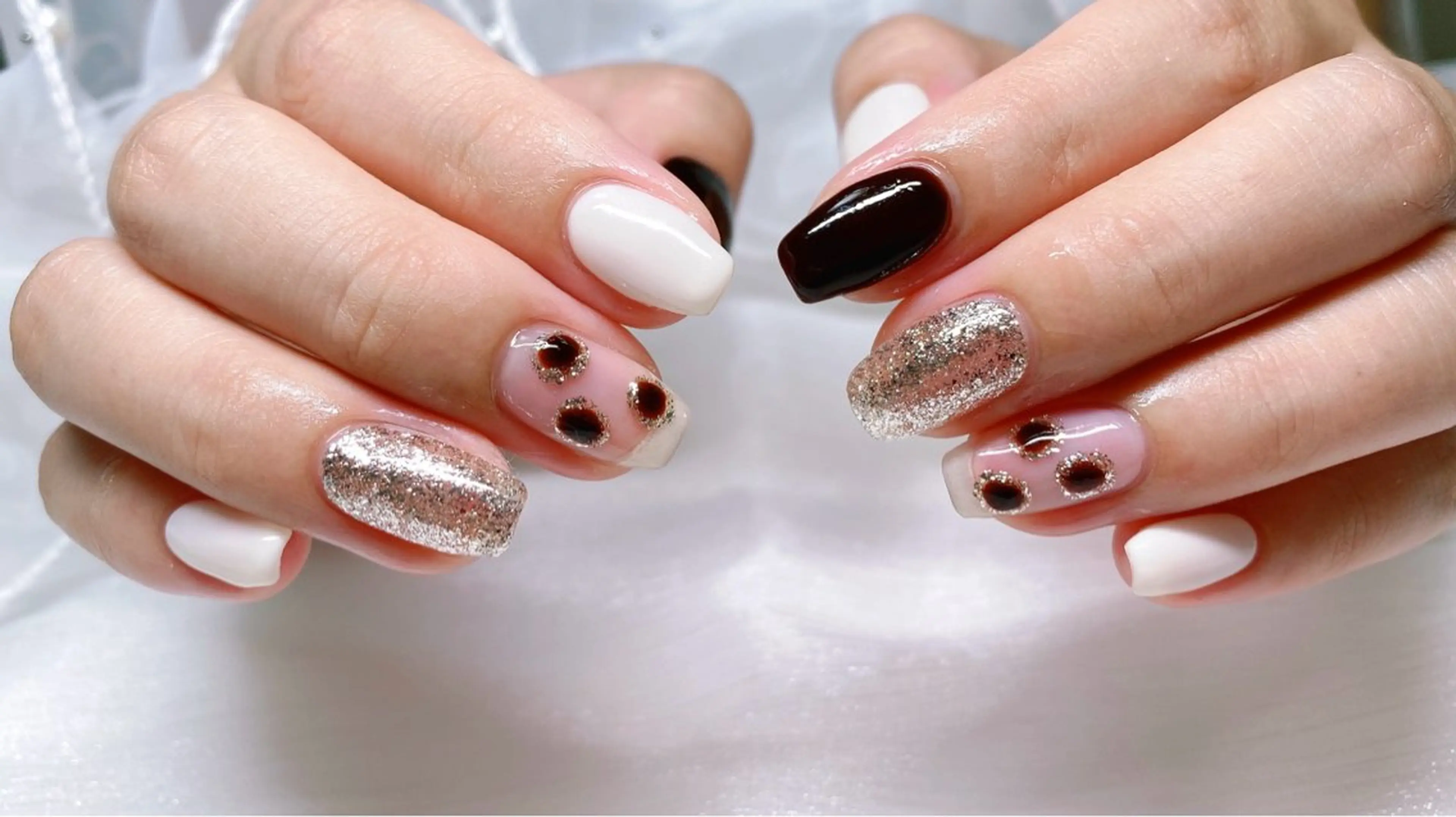 ネイル 長さ出し フットネイル ジェルネイル 韓国ネイル マグネットネイル ハンドネイル Nail Annのネイルデザイン