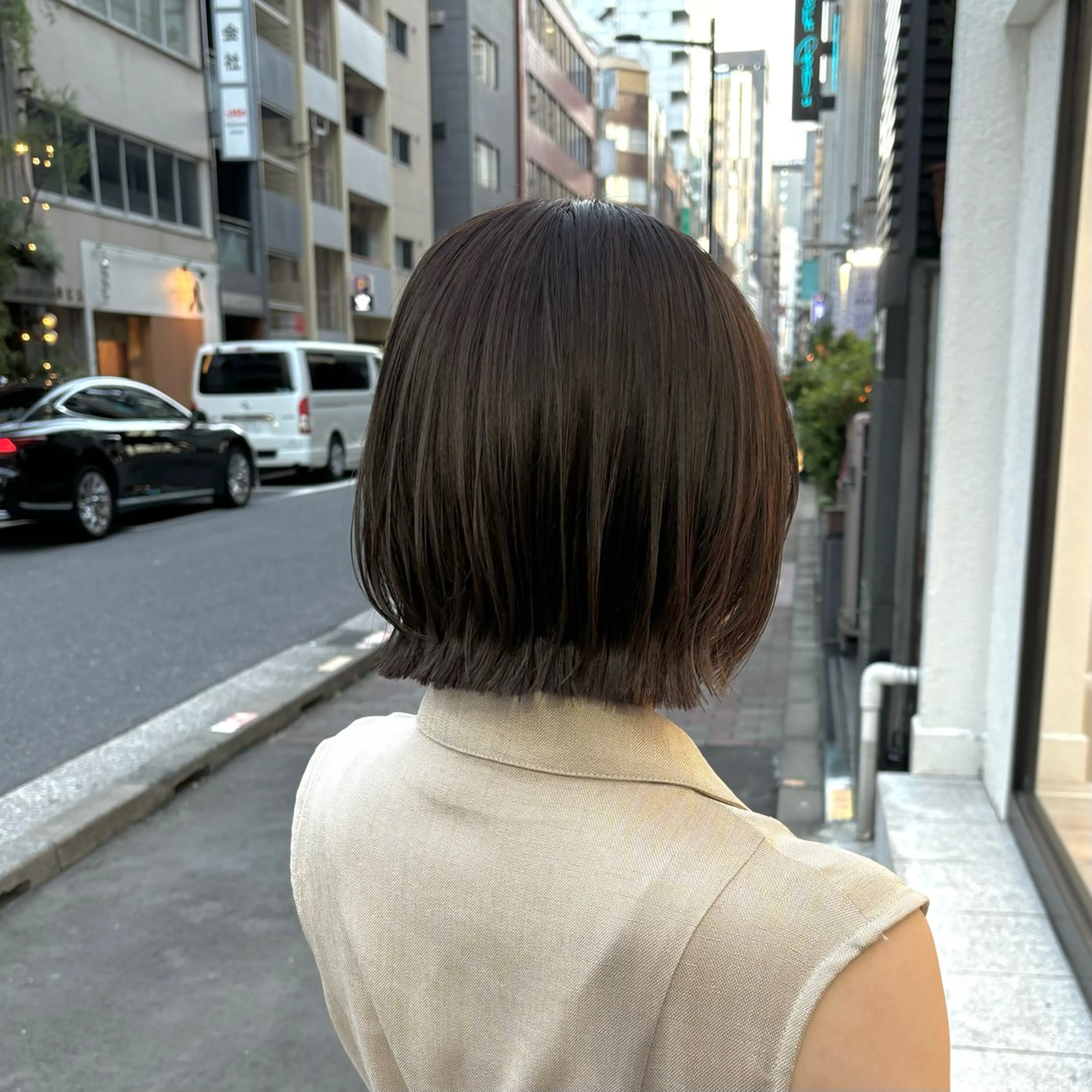 ミディアム 🎀暖色カラー／ボブ 🎀MOMONAのヘアスタイル