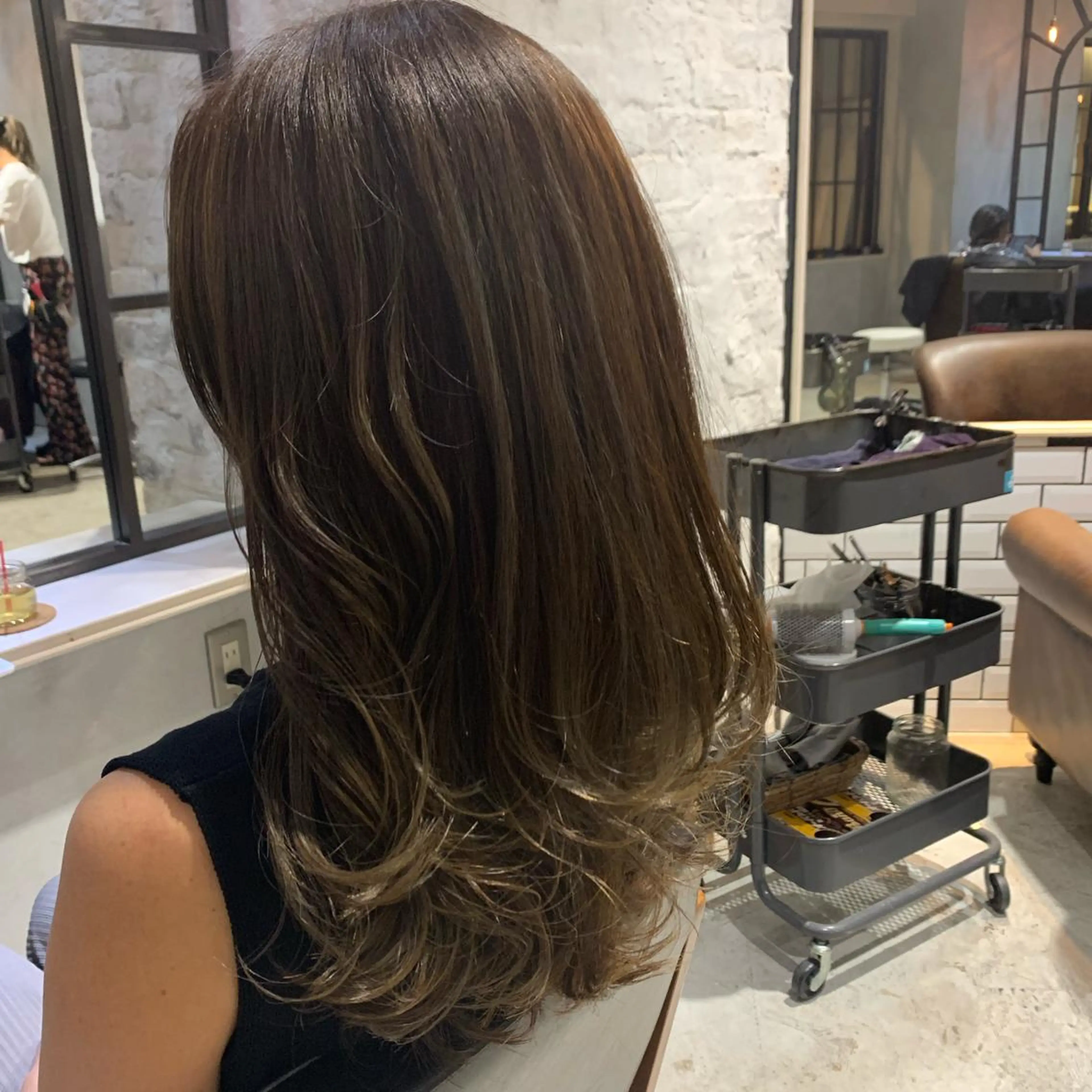 ロング カラー ヘアアレンジ レイヤーカット 再現度&髪質改善 LISAのヘアスタイル