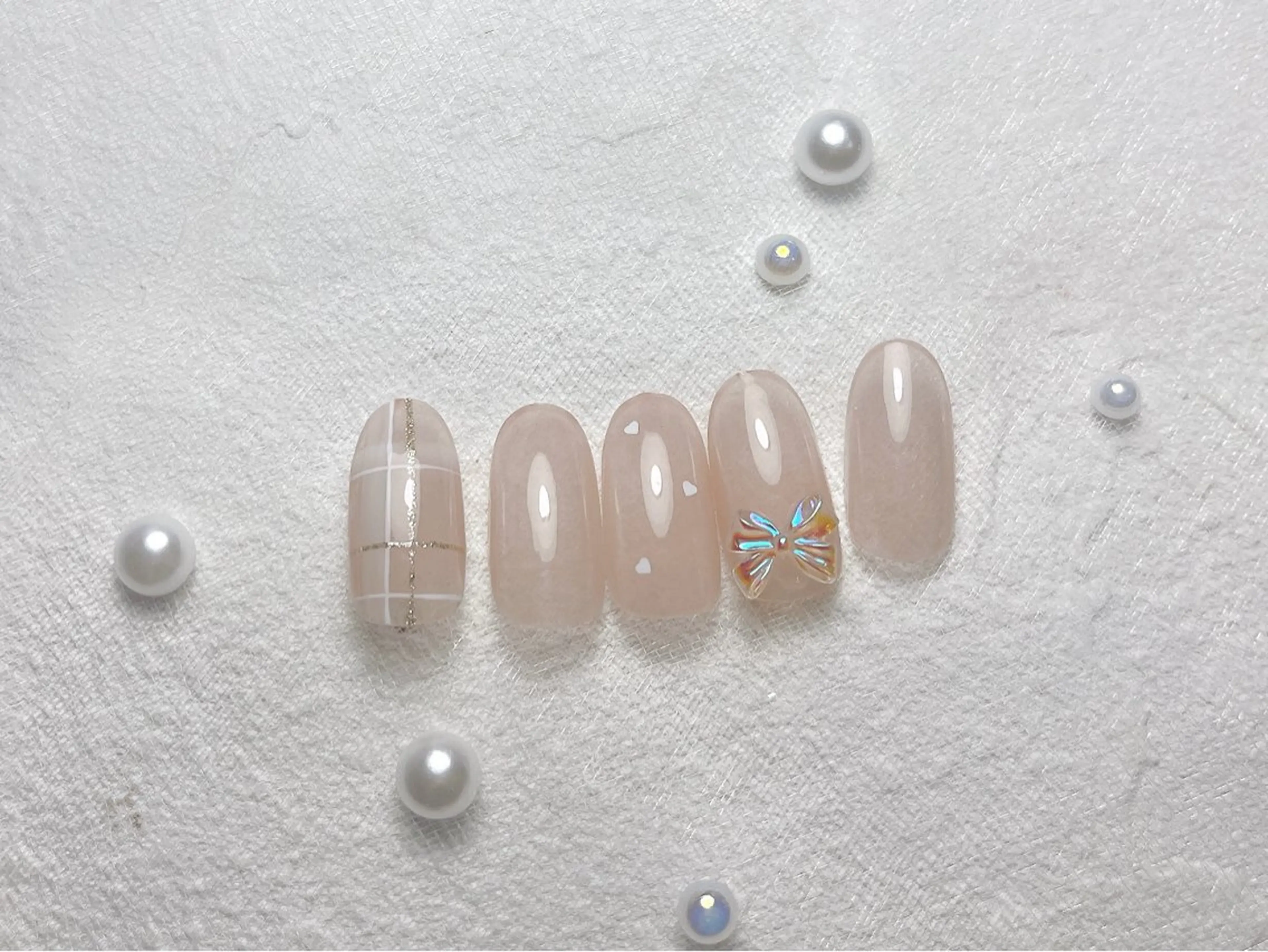 ネイル オーロラネイル フットネイル フレンチネイル ジェルネイル マグネットネイル kiki nail たまプラーザのネイルデザイン