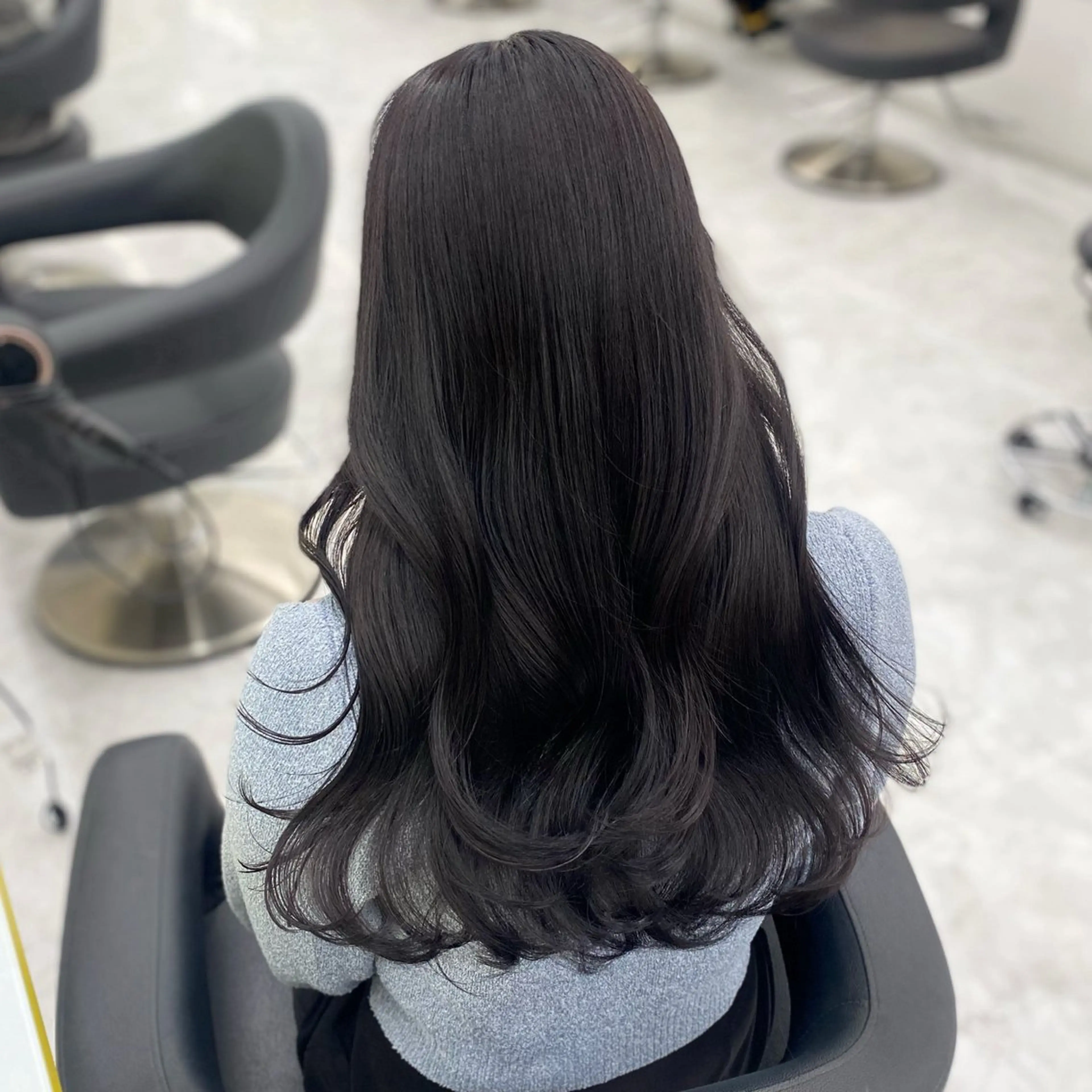 ミディアム カラー パーマ ヘアアレンジ メンズ キッズ グレージュ ヘアカラー Lumo所属・💖横浜ブリーチなし 💖MIHOのヘアスタイル