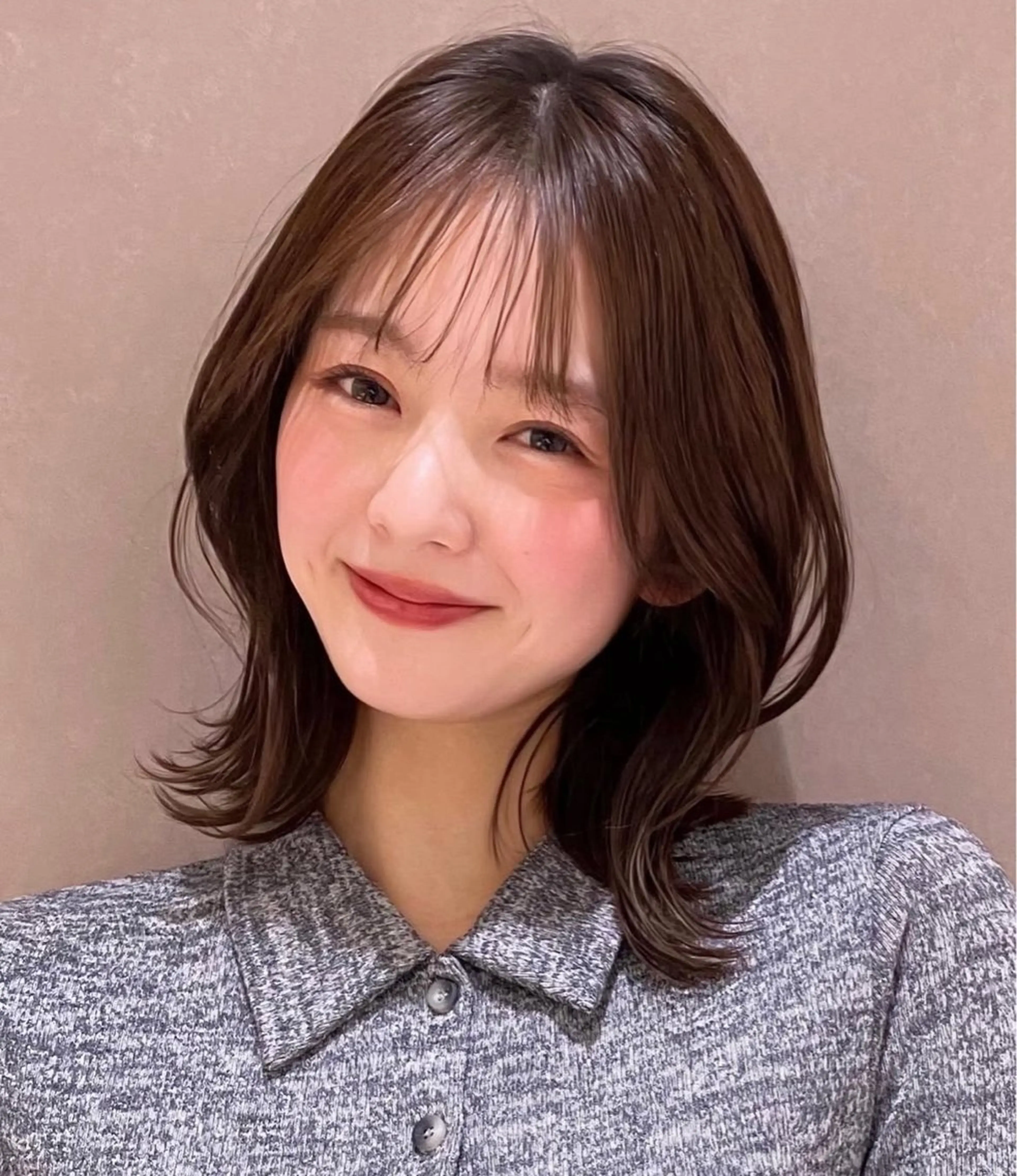ショート カラー ボブ ミディアムヘア Chifumiのヘアスタイル