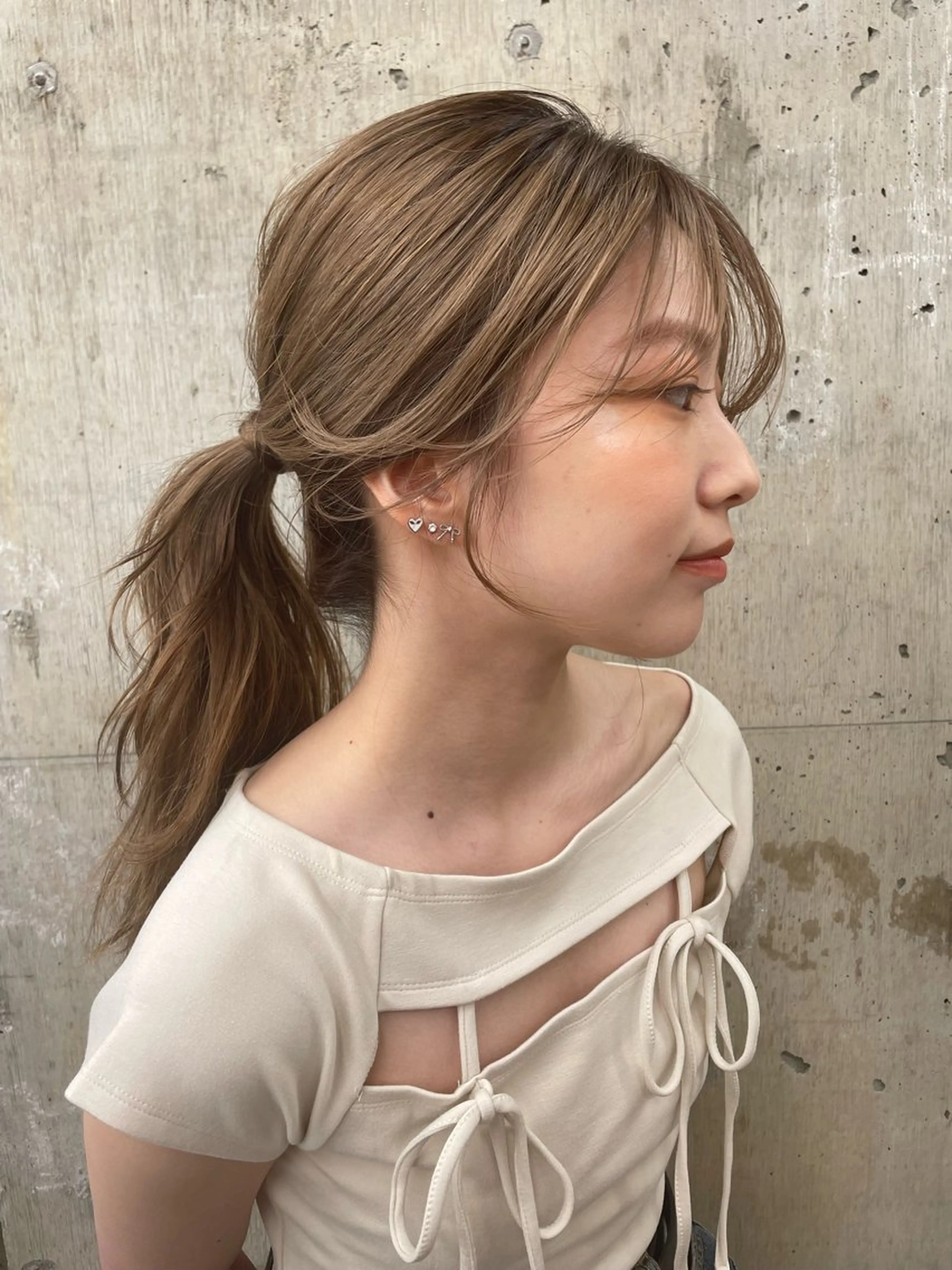 ロング ヘアアレンジ うる艶カラー/美髪 トリートメント/めいのヘアスタイル