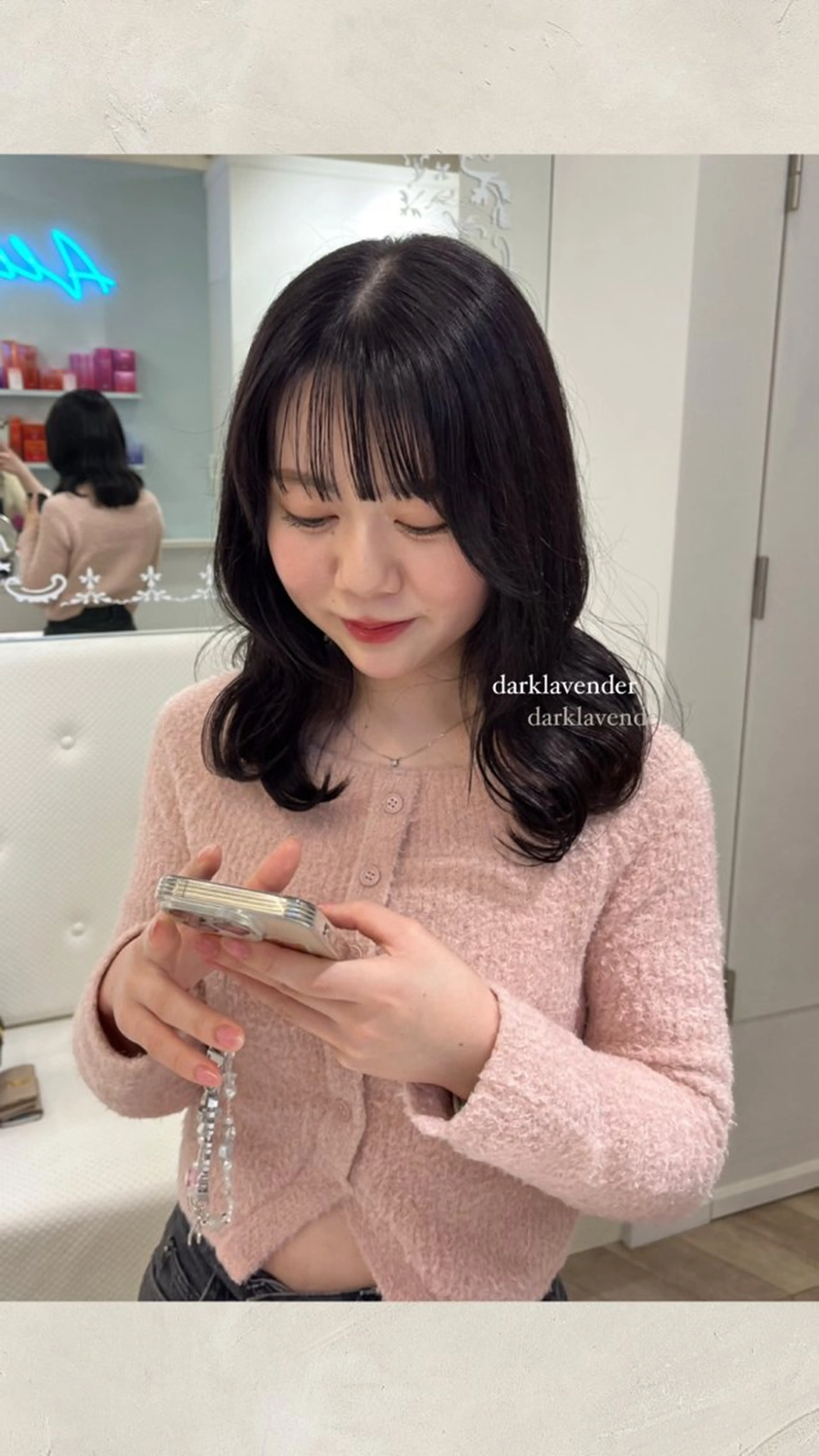 ミディアム カラー ヘアカラー ParveMix ♡白神みやびのヘアスタイル