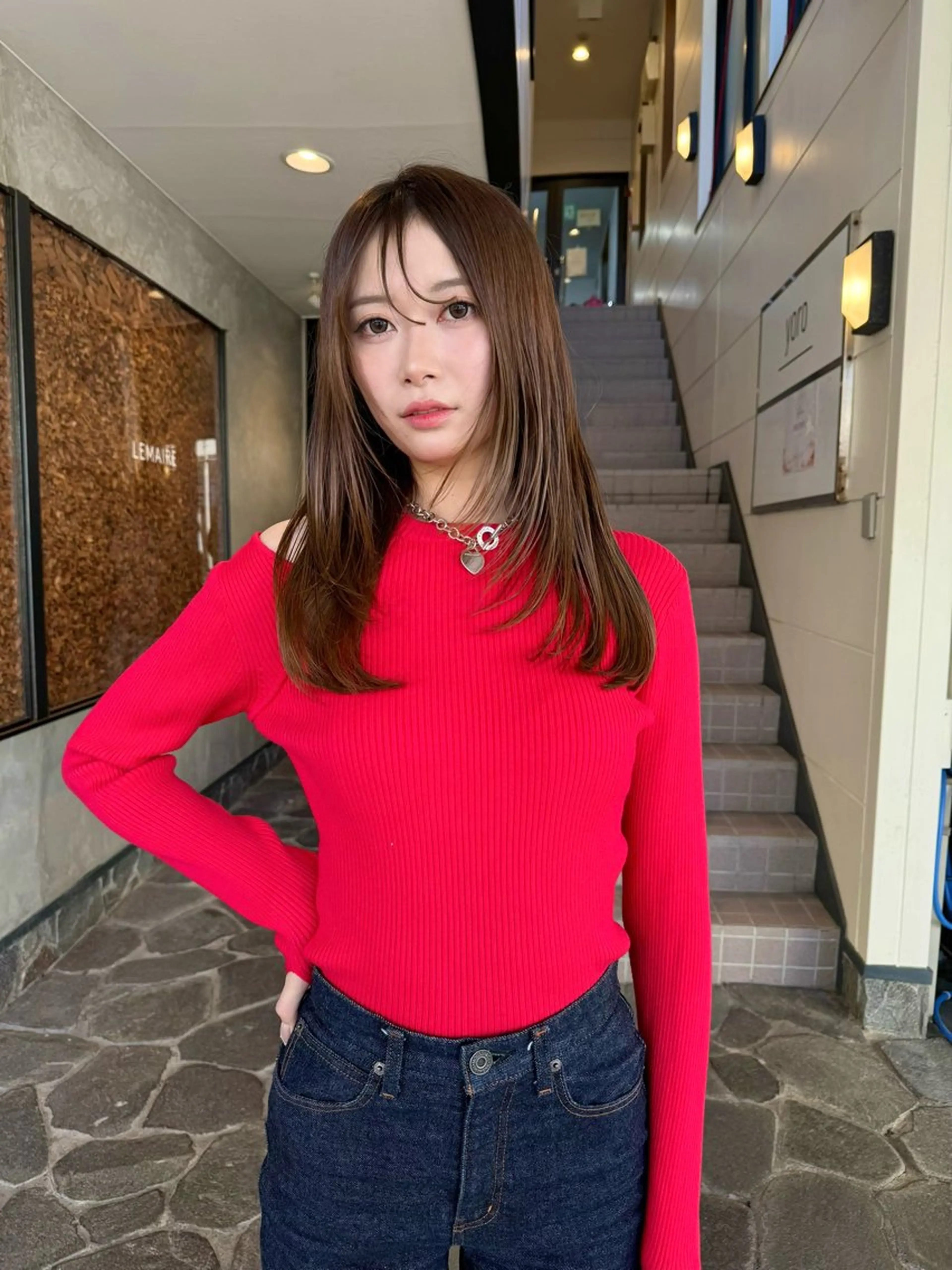 ロング カラー ロングレイヤー レイヤーカット ロング トリートメント カット ヘアカラー トリートメント yoroケイ🪐 レイヤーカットのヘアスタイル