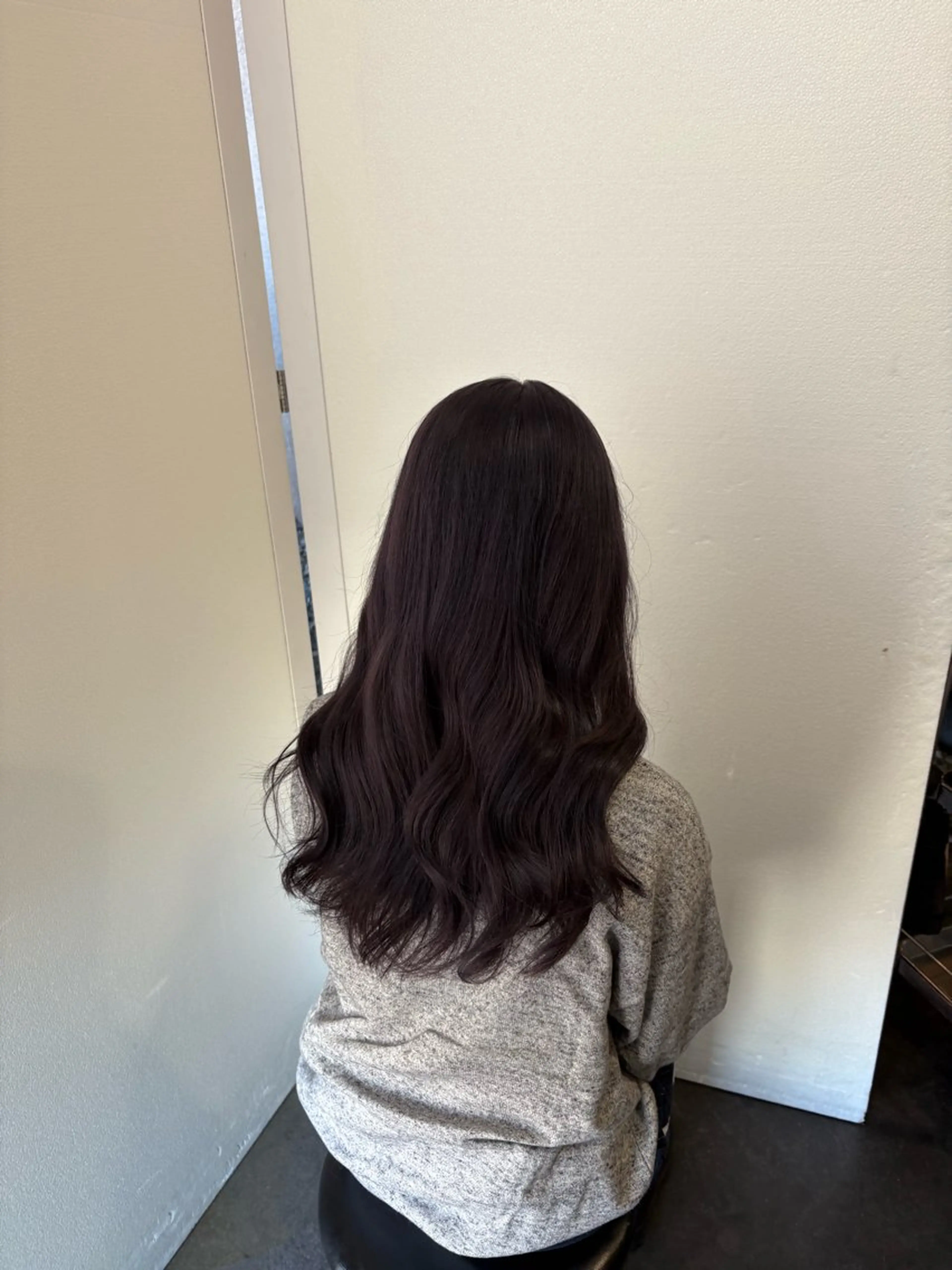 ロング カラー ブリーチ ラベンダーカラー ラベンダーグレー ヘアカラー SARAJU仁川 _aya🌼のヘアスタイル