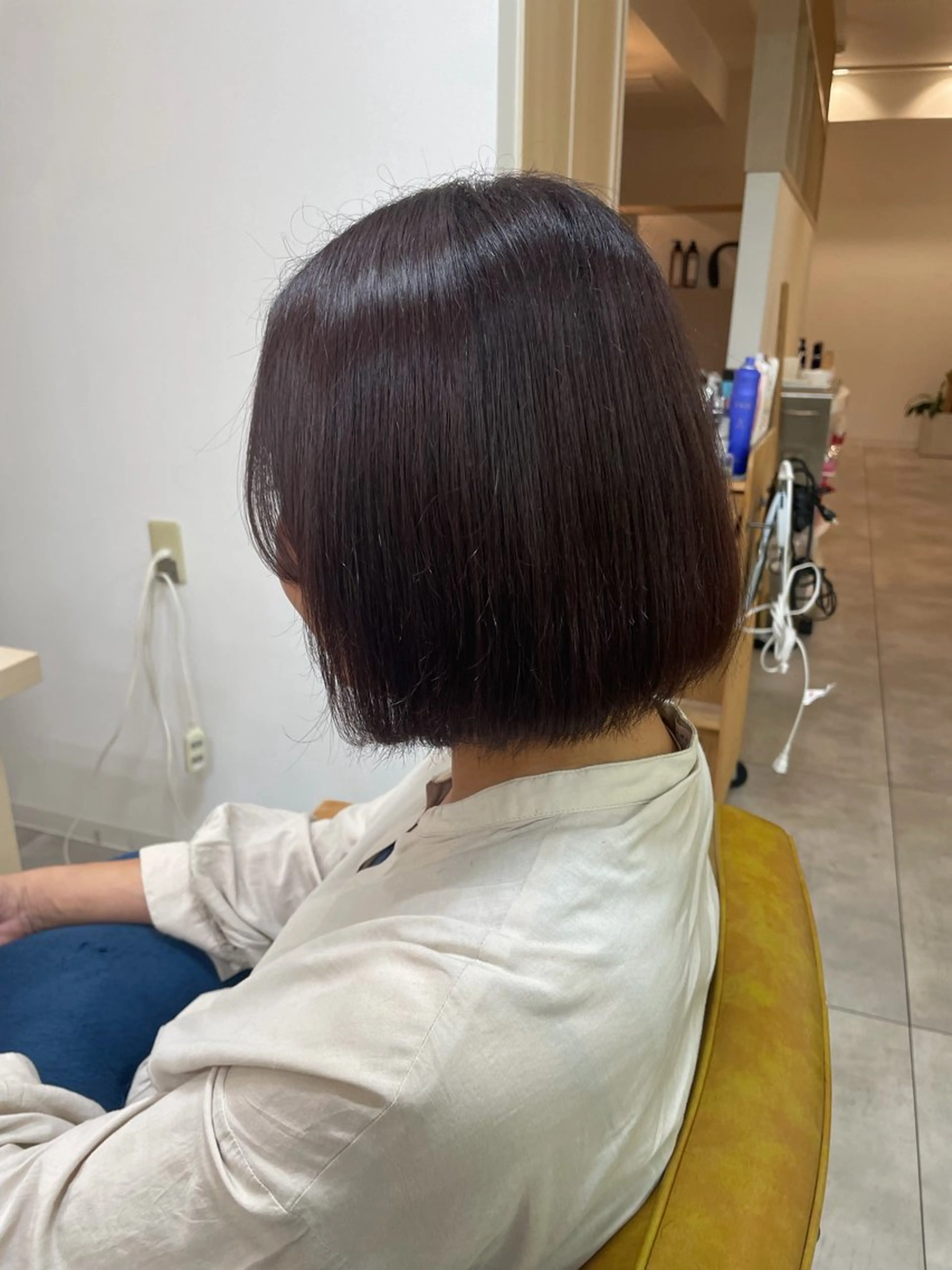 ミディアム ラベンダーブラウン メンズカット/金山・ 栄美容院/田口流名のヘアスタイル