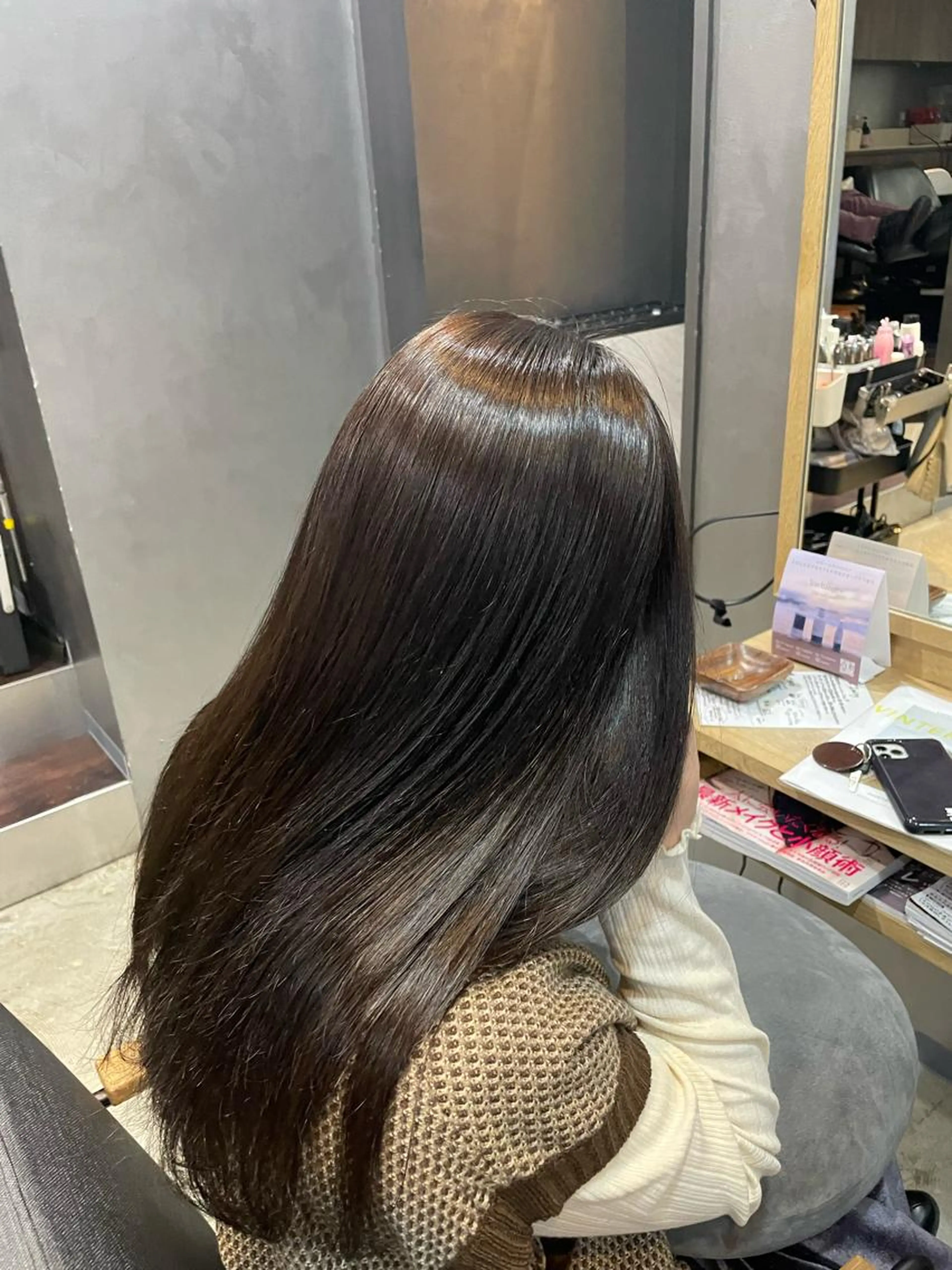 ロングカット+トリートメントの写真