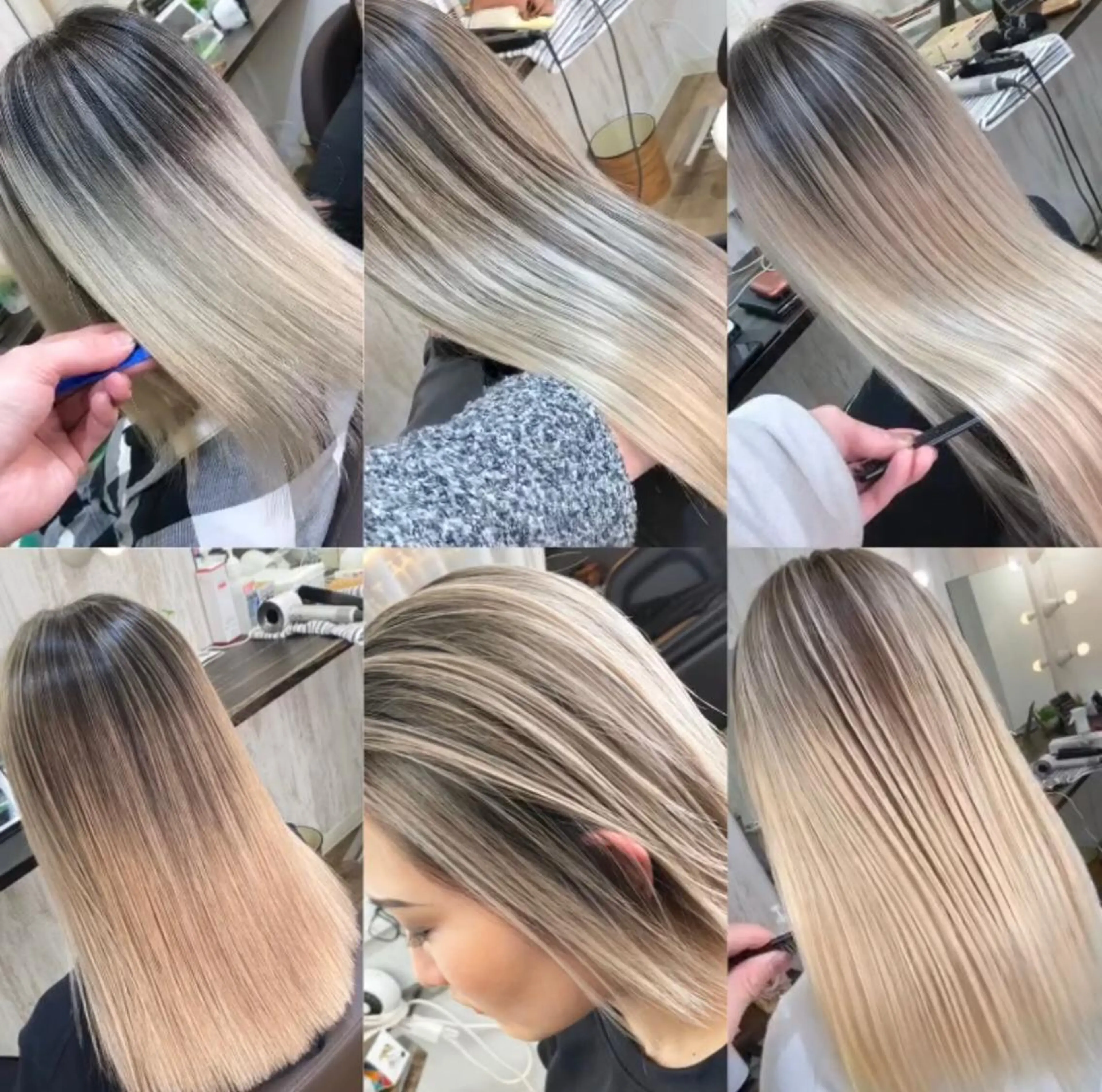 ロング カラー プライベートサロン LyoN/RYOTAのヘアスタイル