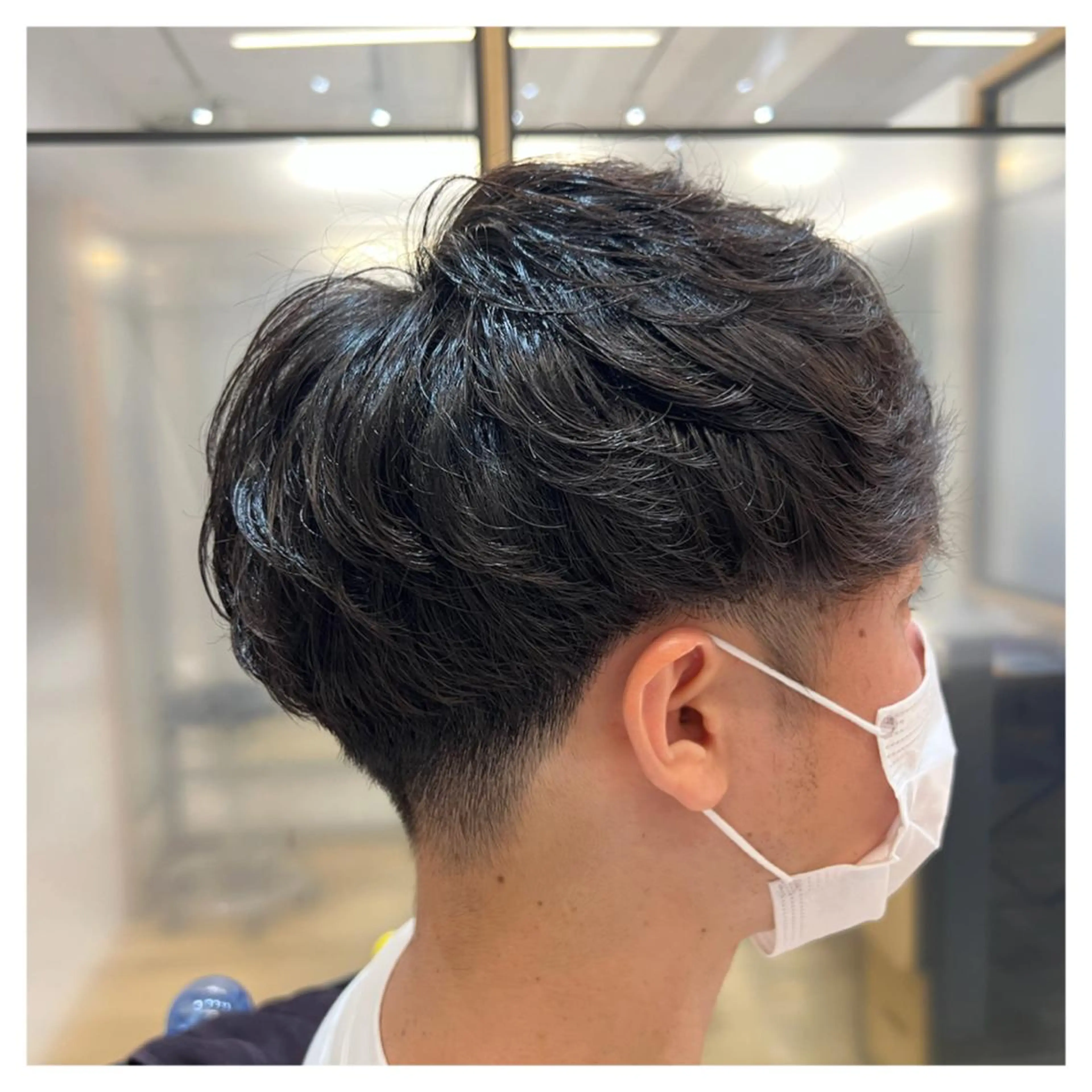 ショート パーマ メンズ メンズパーマ カット パーマ まちだ ひとみのヘアスタイル