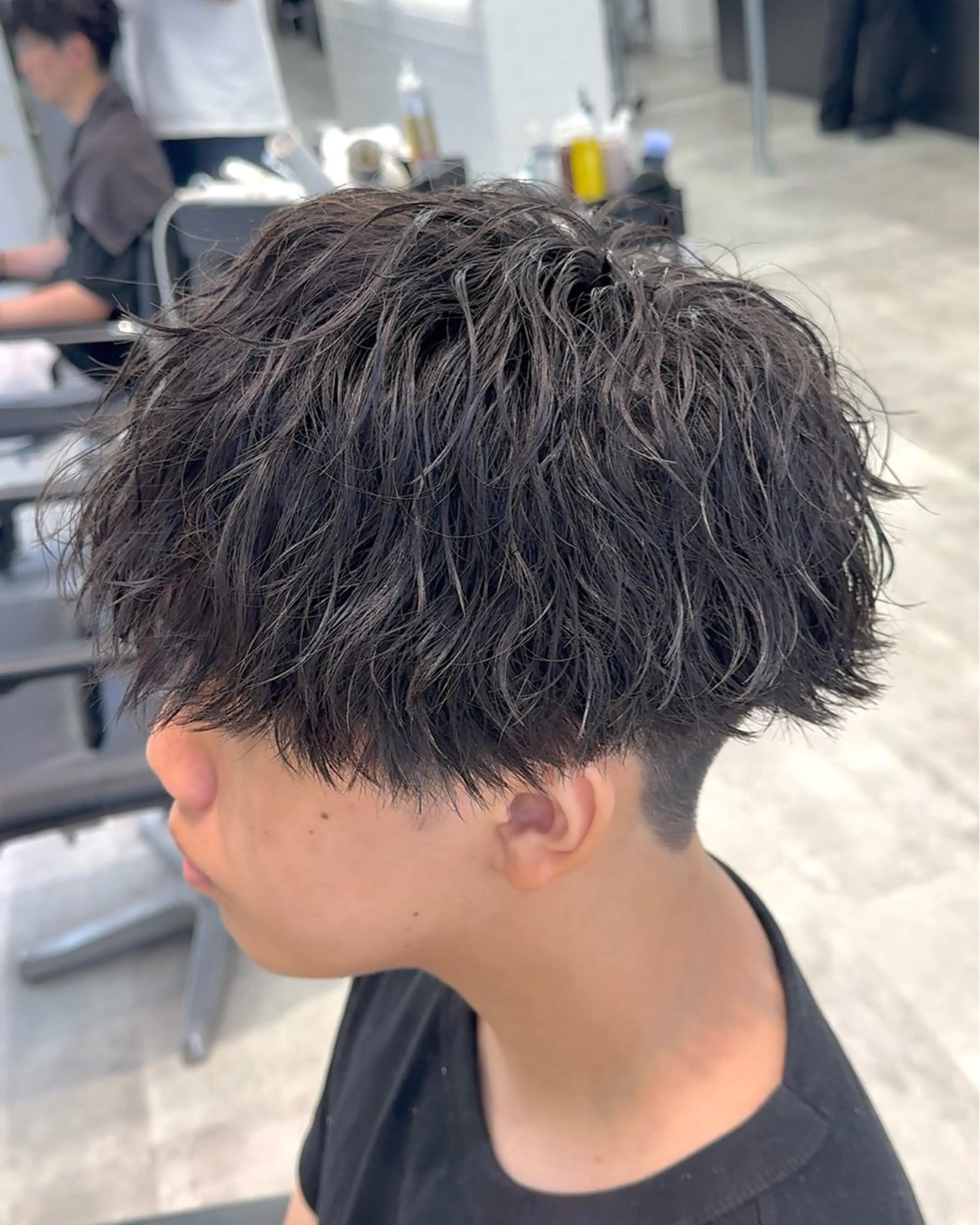 🌀【土日限定】🌀メンズカット＋パーマ※パーマの種類でお値段変動します🙇‍♂️の写真