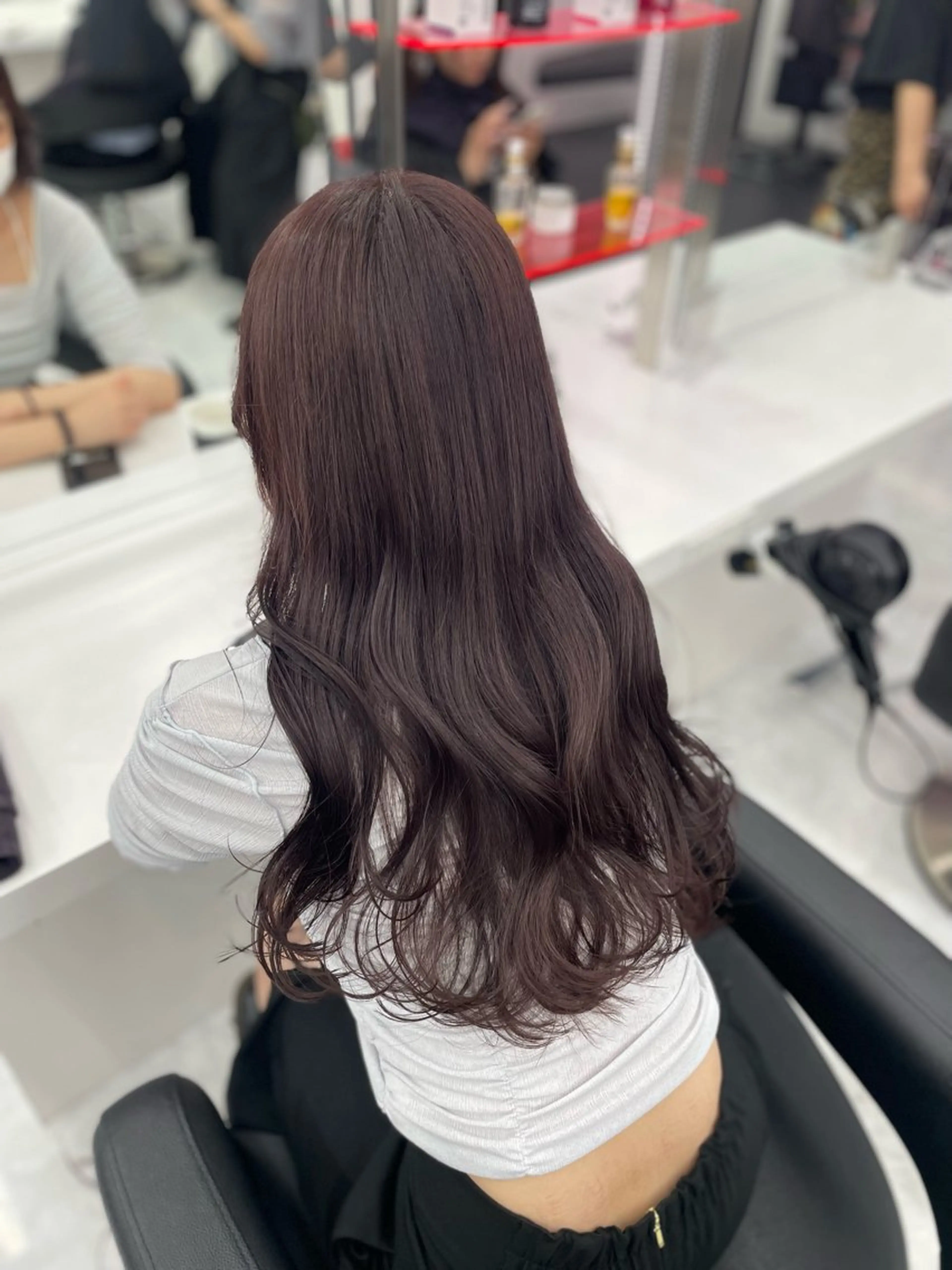 ロング ヘアカラー トリートメント ヘアセット GO TODAY SHAiR SALON所属・🤍韓国トレンド ヘア🤍miku🤍のヘアスタイル