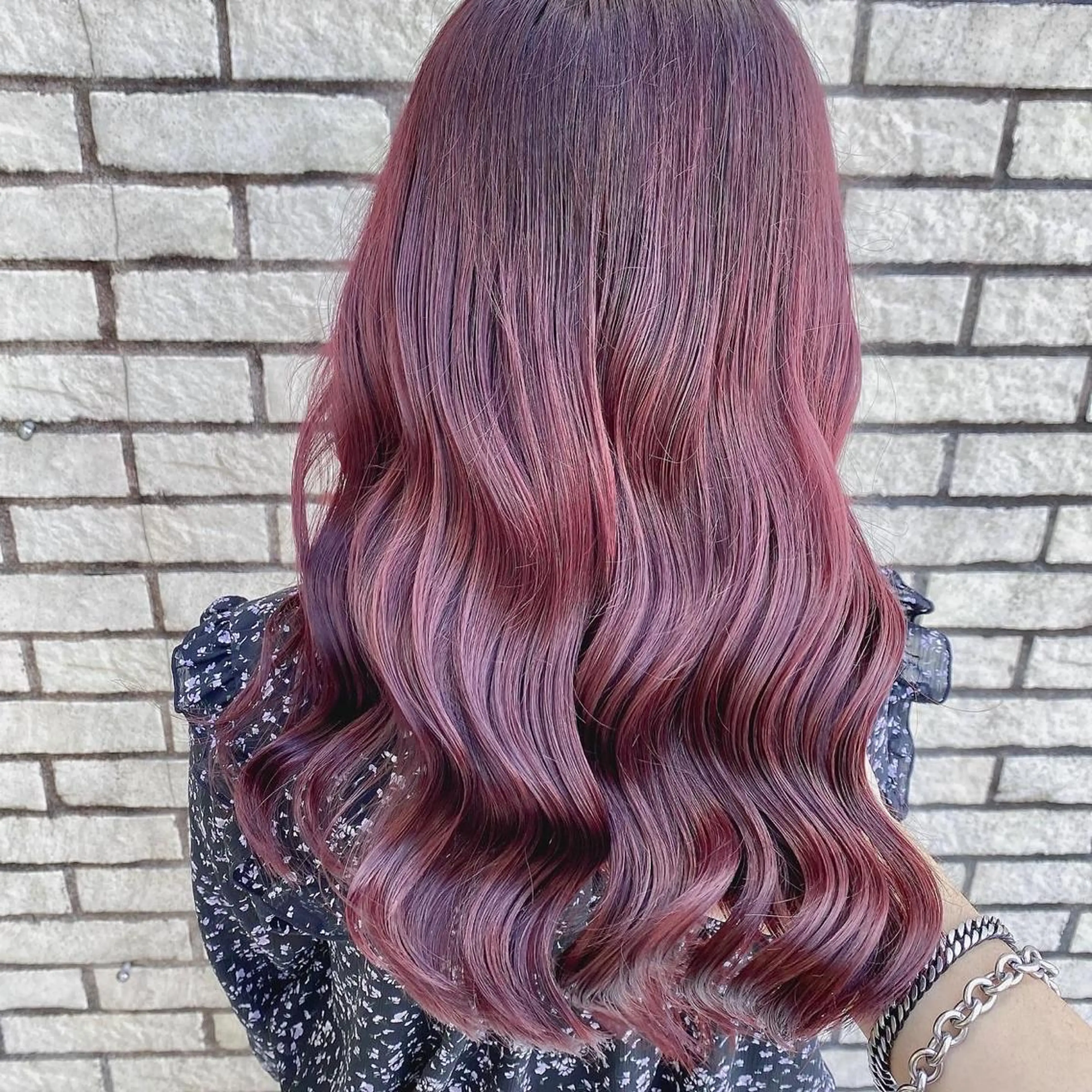 セミロング カラー カット ヘアカラー 艶髪レイヤー屋さん 大澤竜馬のヘアスタイル