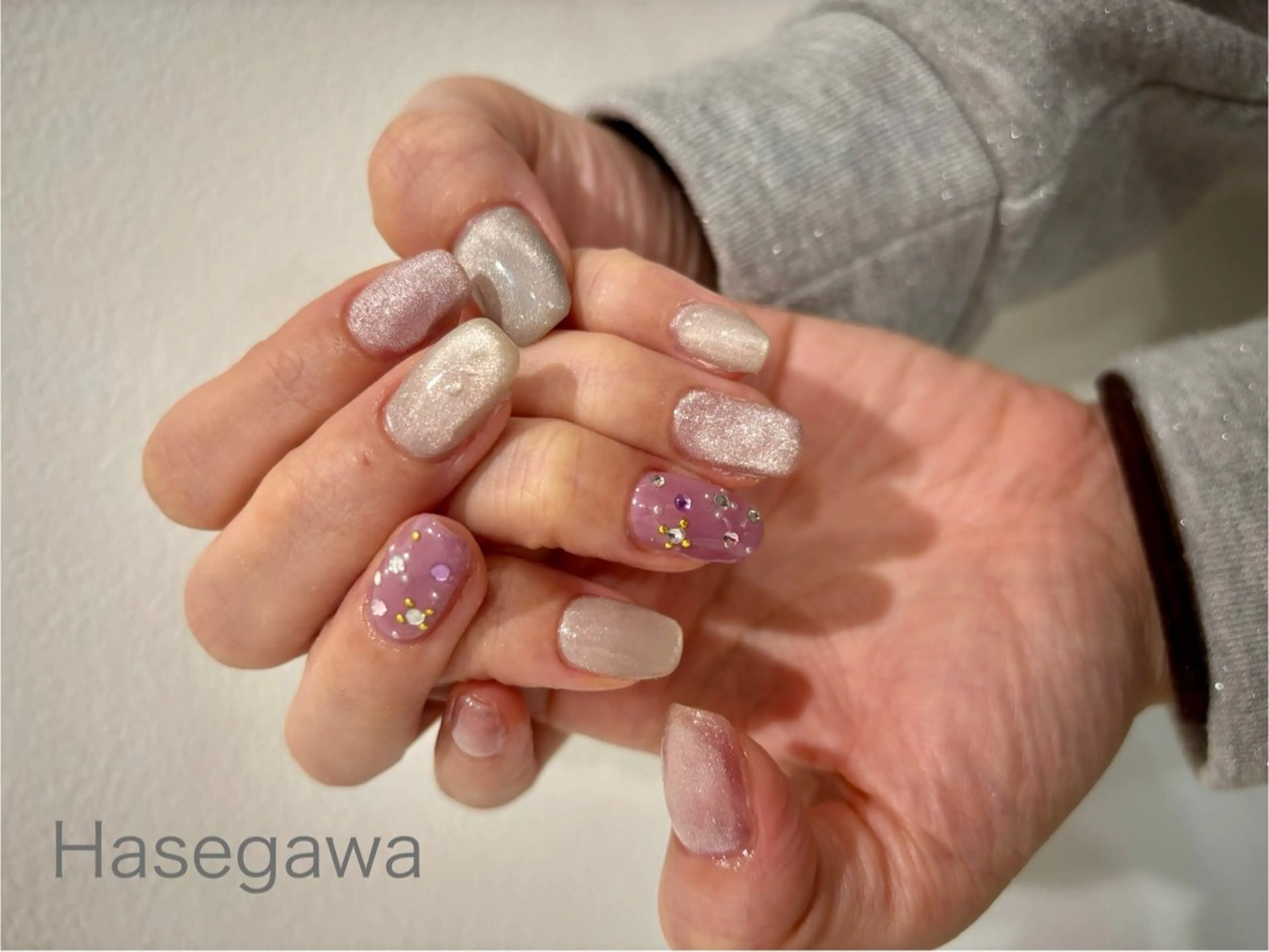 ネイル アートネイル マグネットネイル ハンドネイル DROP所属・DROP 長谷川のネイルデザイン