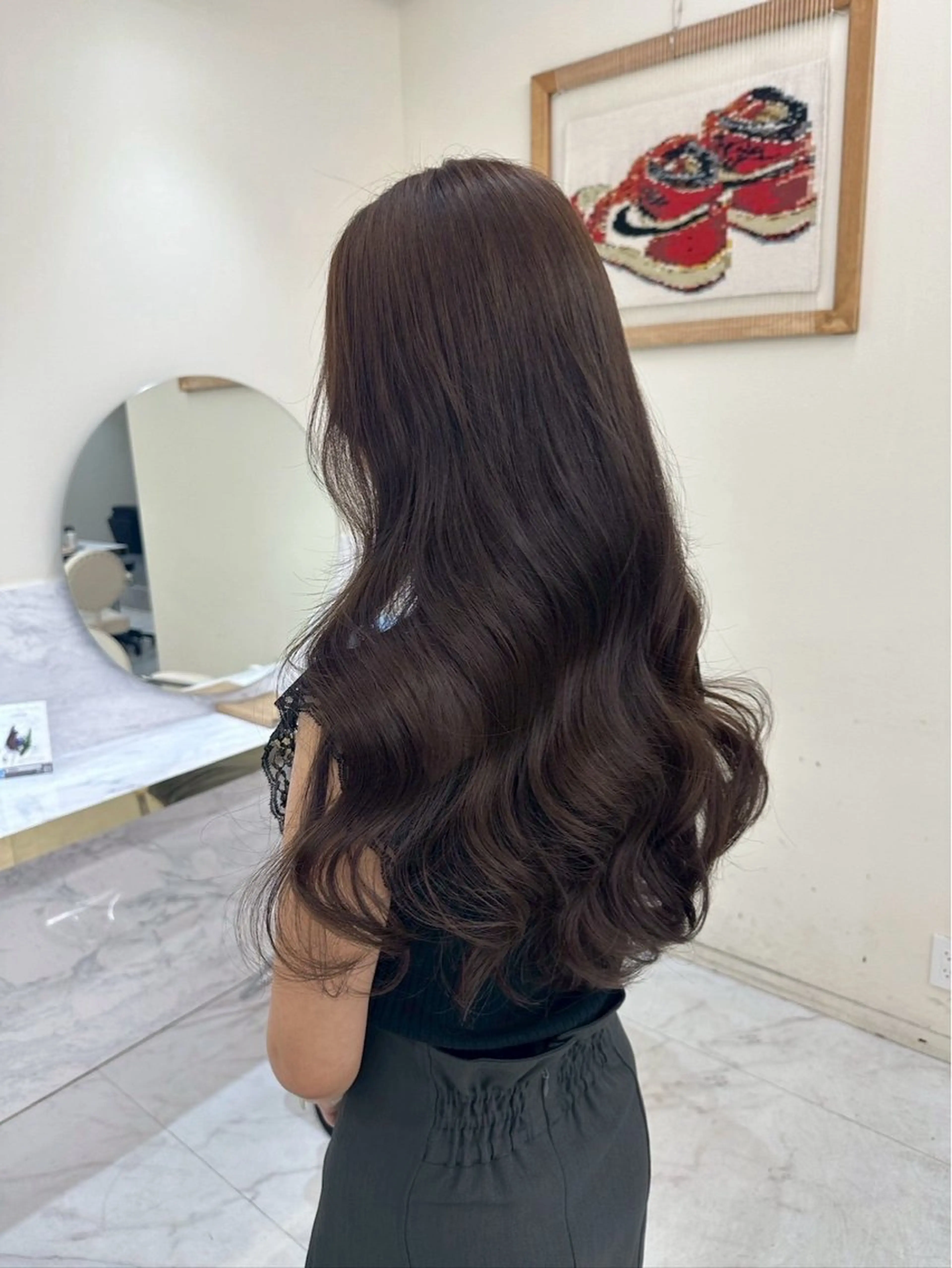 ロング カラー ブラウンカラー チョコレートブラウン ヘアカラー 髪質改善🫧 カラー特化/Hinaのヘアスタイル