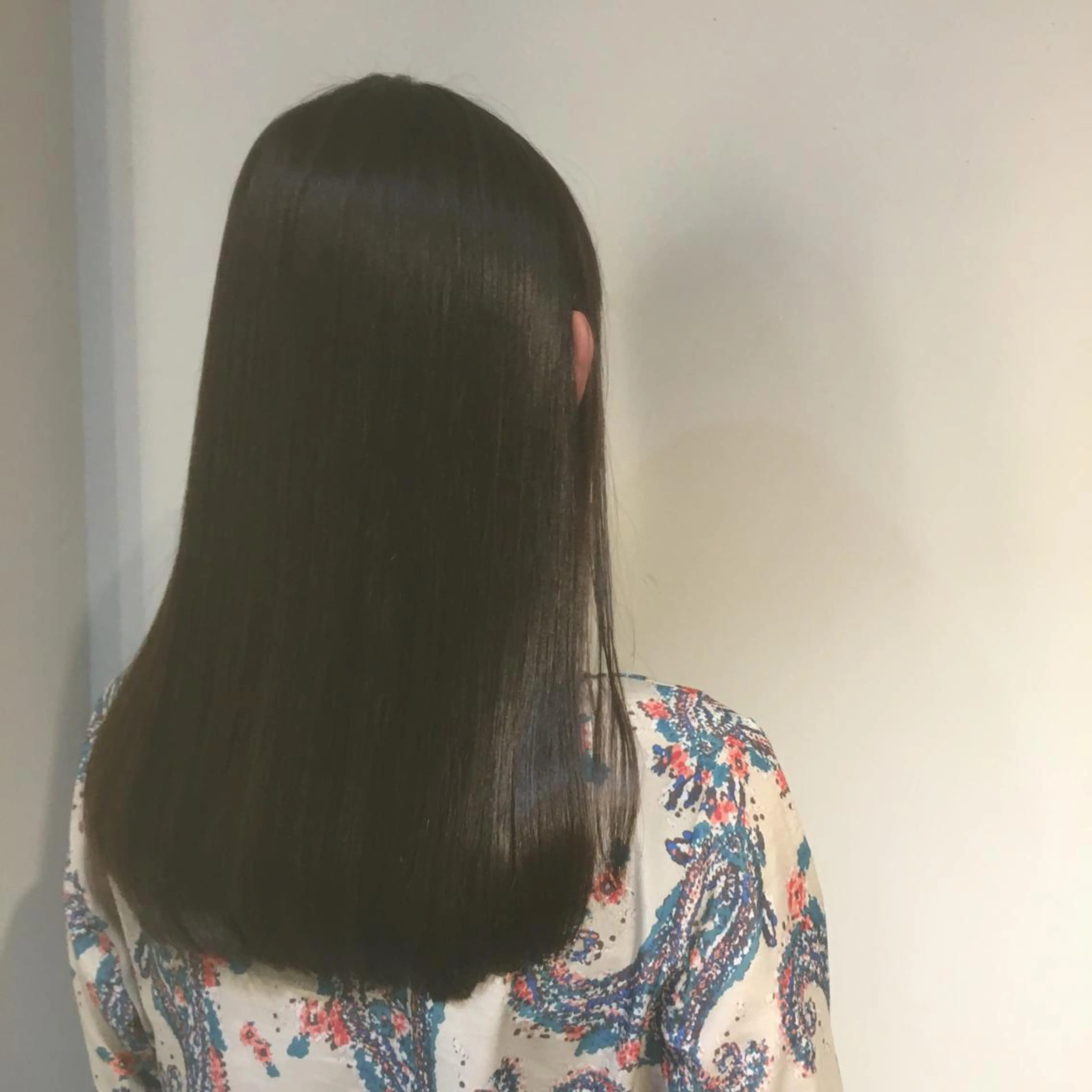 ロング カット 縮毛矯正 トリートメント しのはら まどかのヘアスタイル