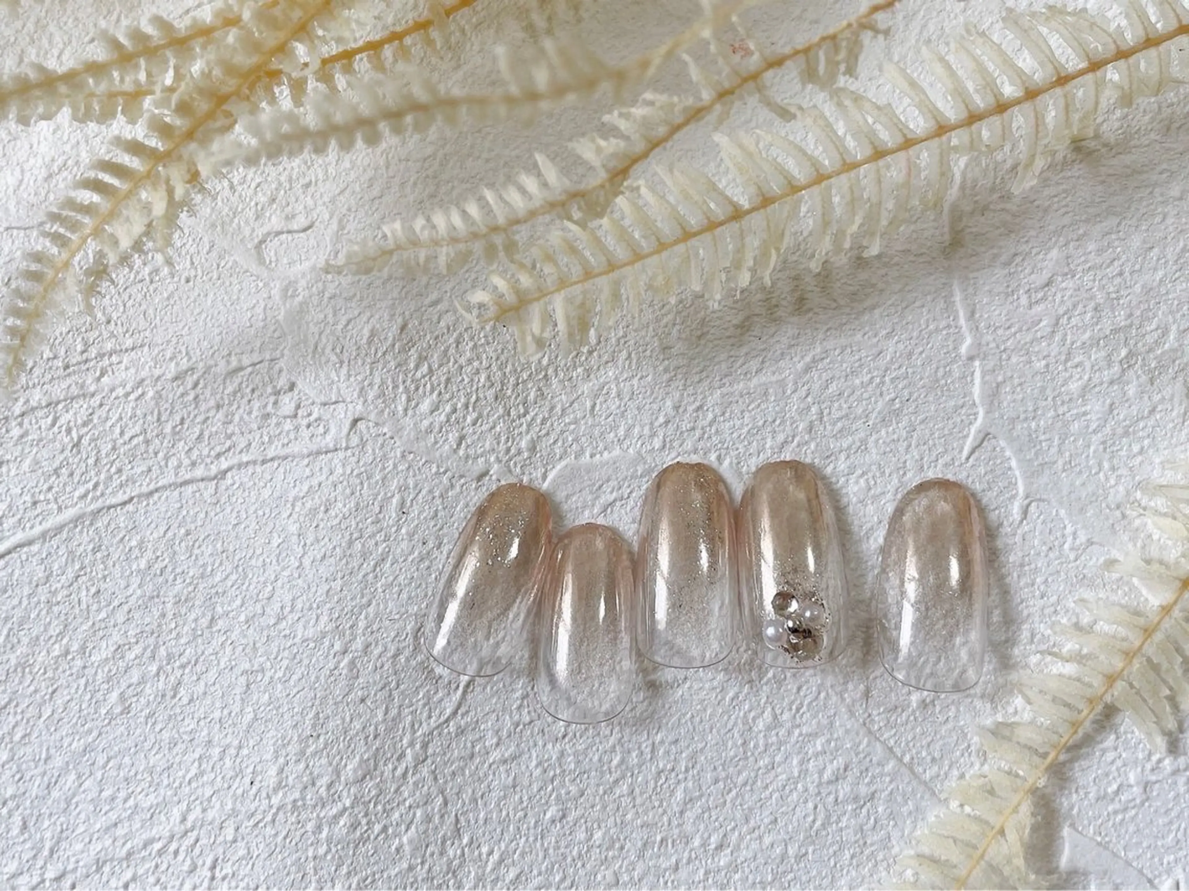 ネイル オーロラネイル フットネイル フレンチネイル ジェルネイル 韓国ネイル ハンドネイル Mogu nail 二子玉川のネイルデザイン
