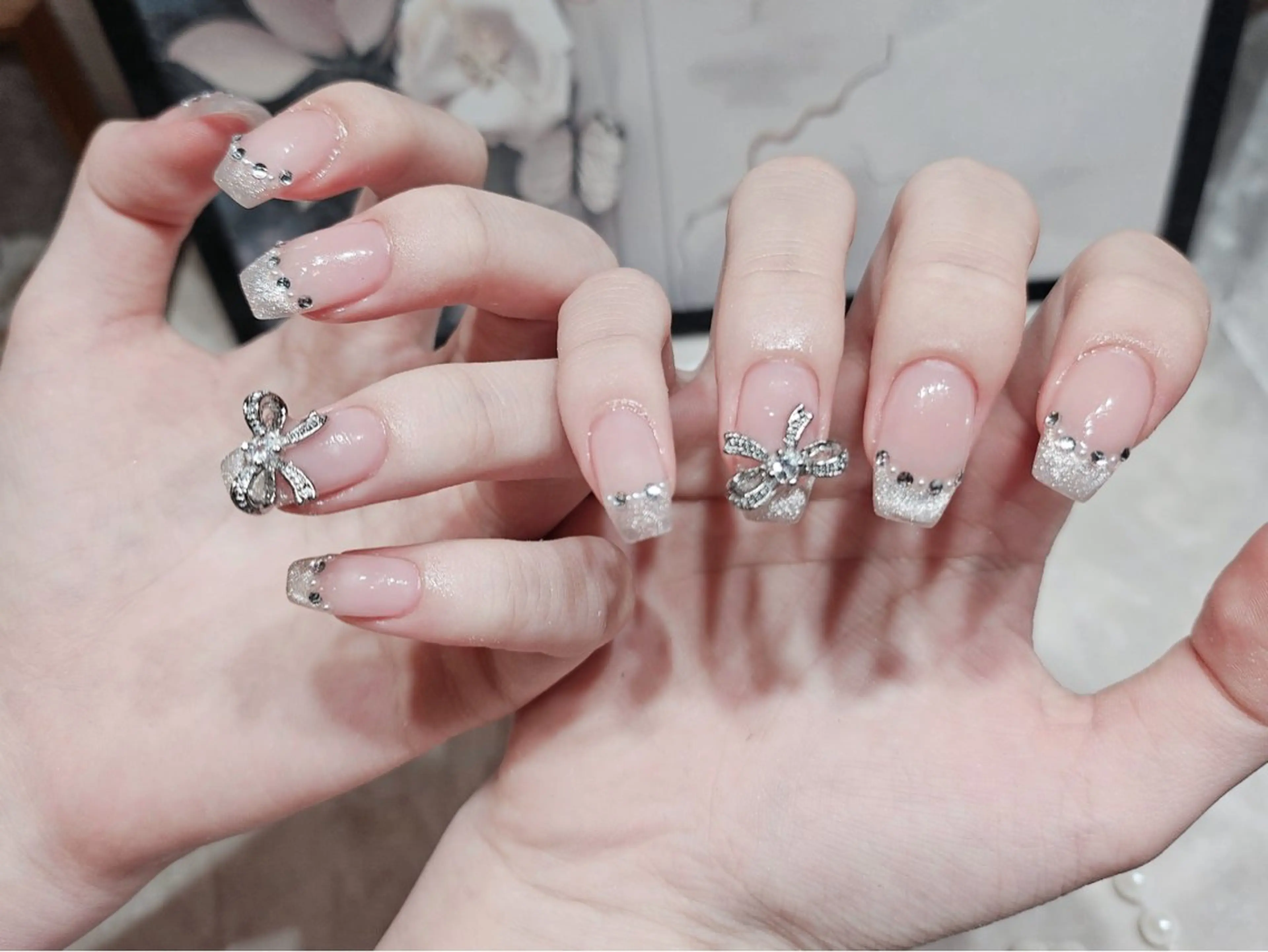ネイル アートネイル フットネイル ジェルネイル ハート マグネットネイル My nail所属・babarla Nailのネイルデザイン